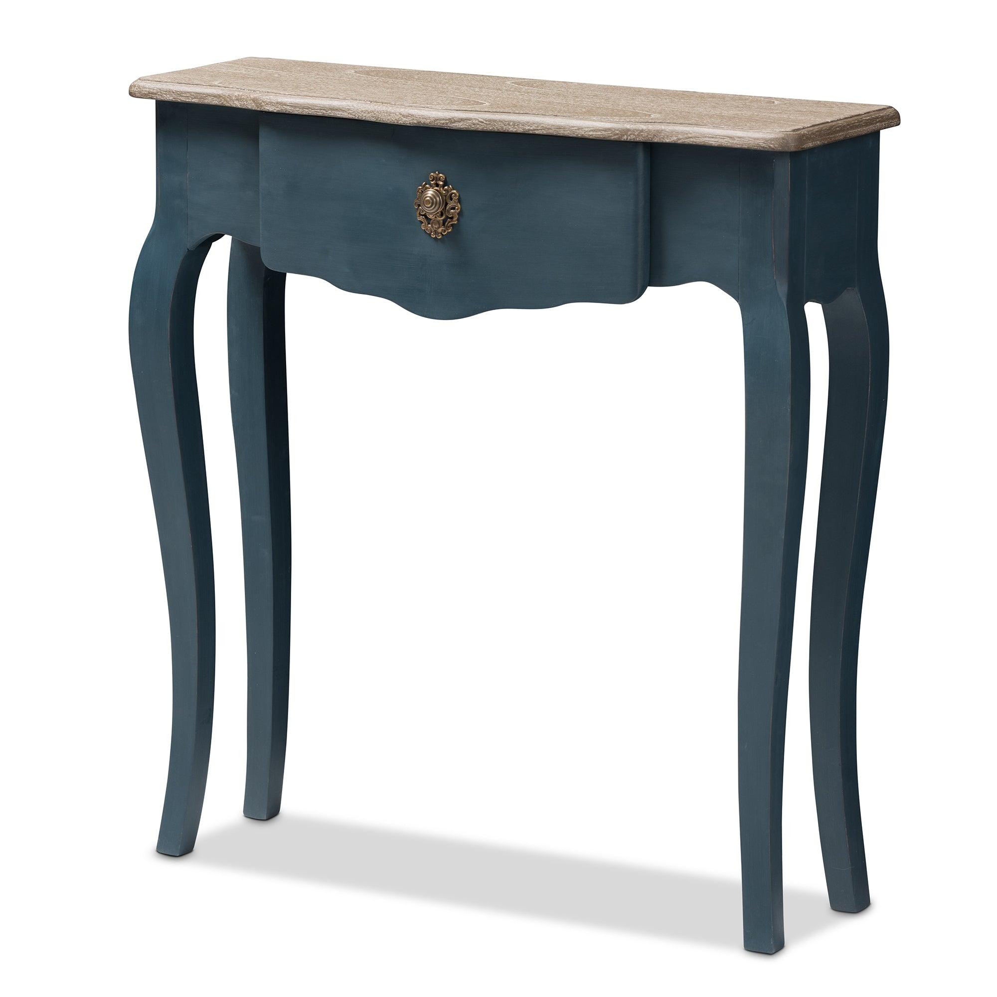 Mazarine Classic and Provincial Spruce Finished Console Table