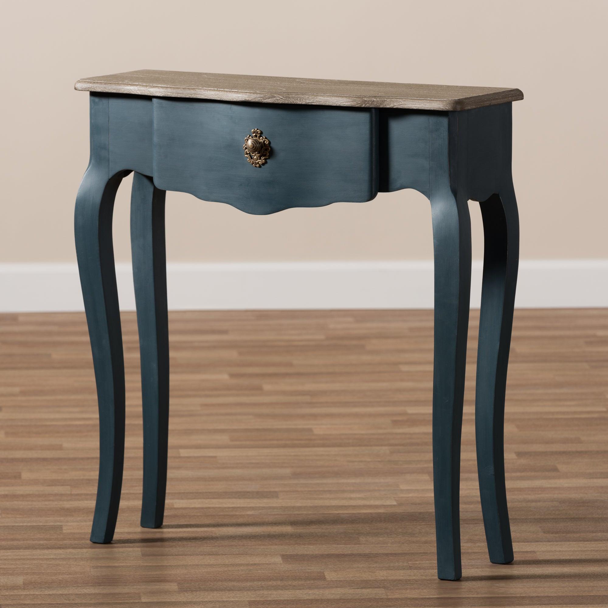 Mazarine Classic and Provincial Spruce Finished Console Table
