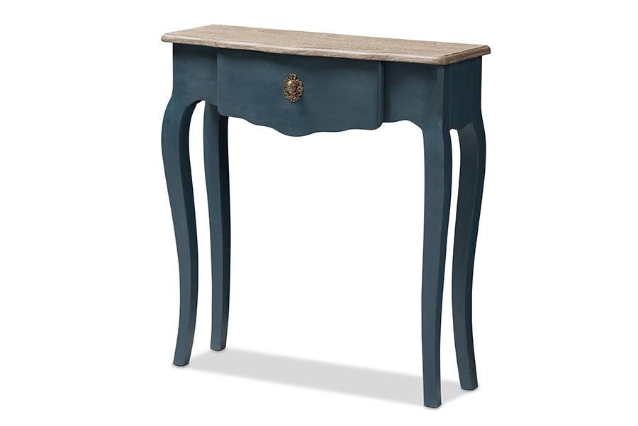 Mazarine Classic and Provincial Spruce Finished Console Table