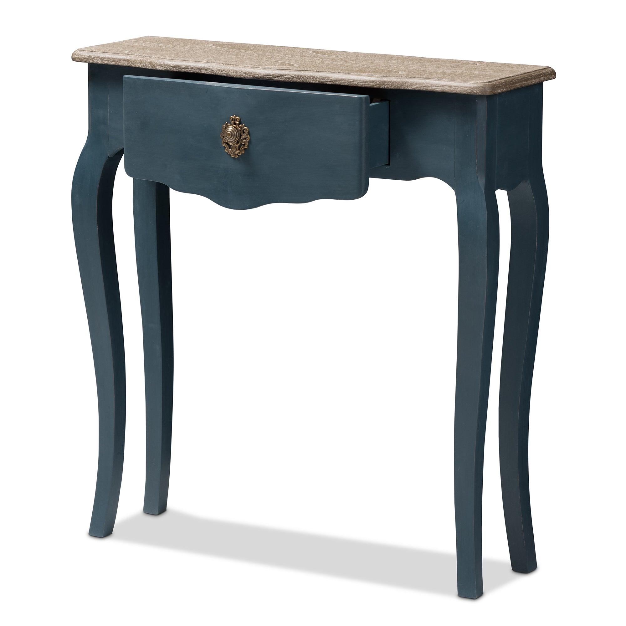 Mazarine Classic and Provincial Spruce Finished Console Table