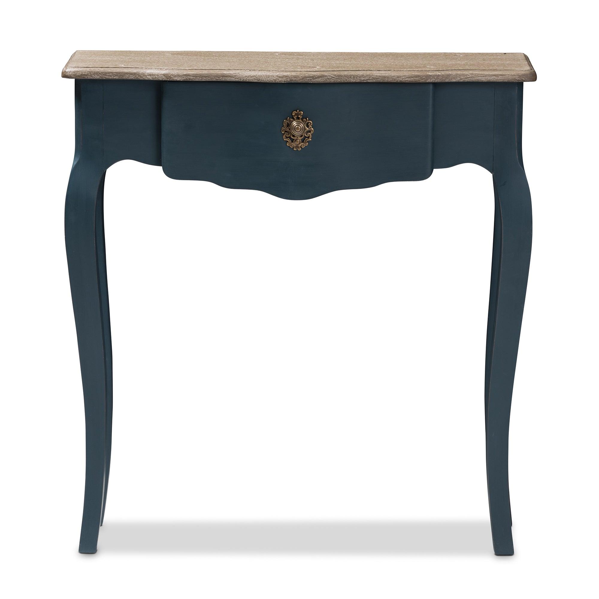 Mazarine Classic and Provincial Spruce Finished Console Table