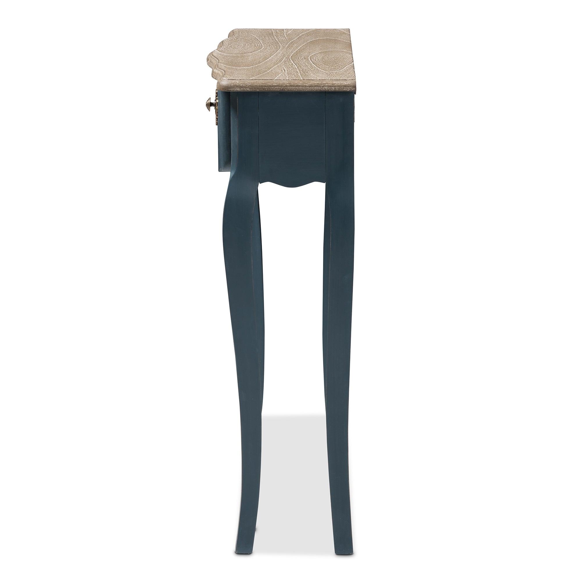 Mazarine Classic and Provincial Spruce Finished Console Table