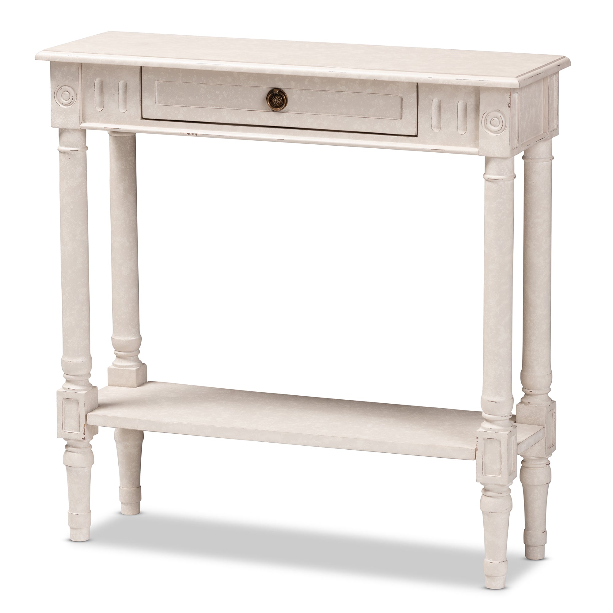 Ariella Country Cottage Farmhouse 1-Drawer Console Table