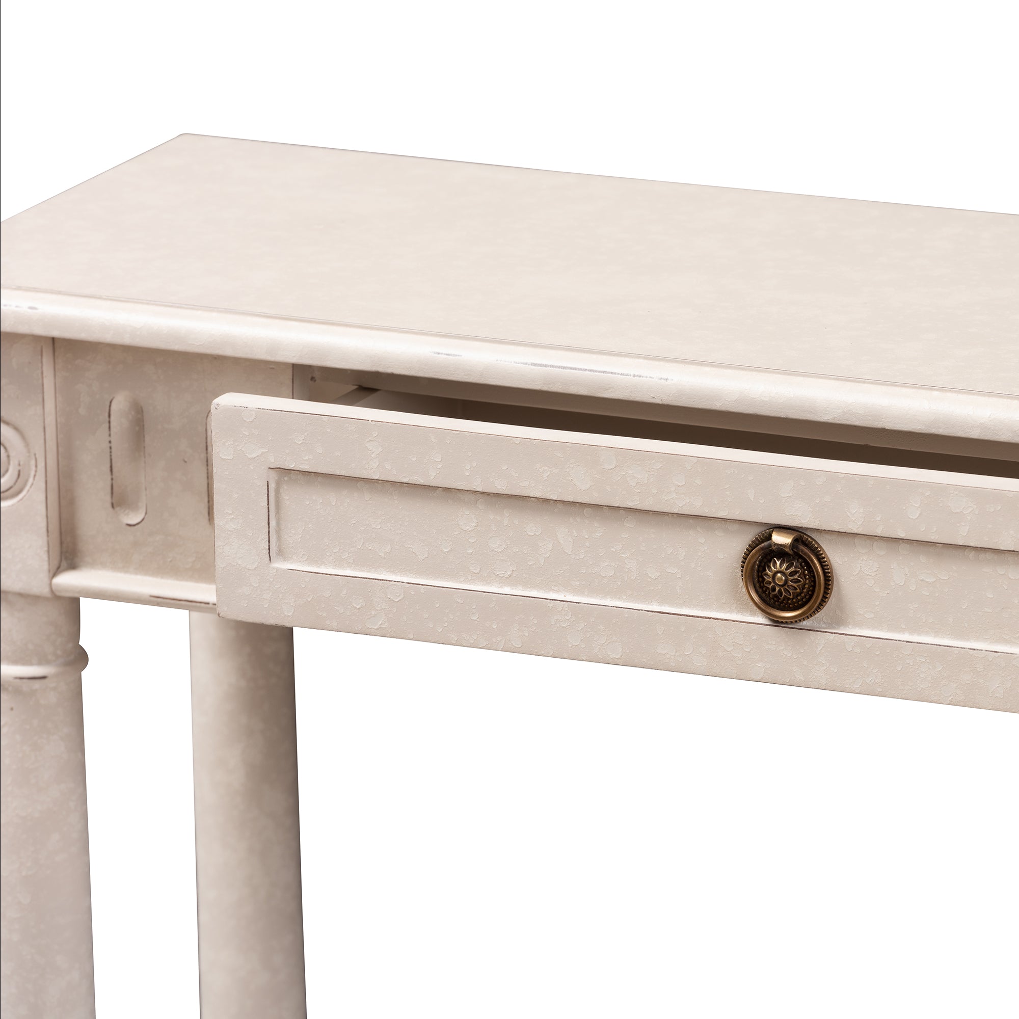 Ariella Country Cottage Farmhouse 1-Drawer Console Table