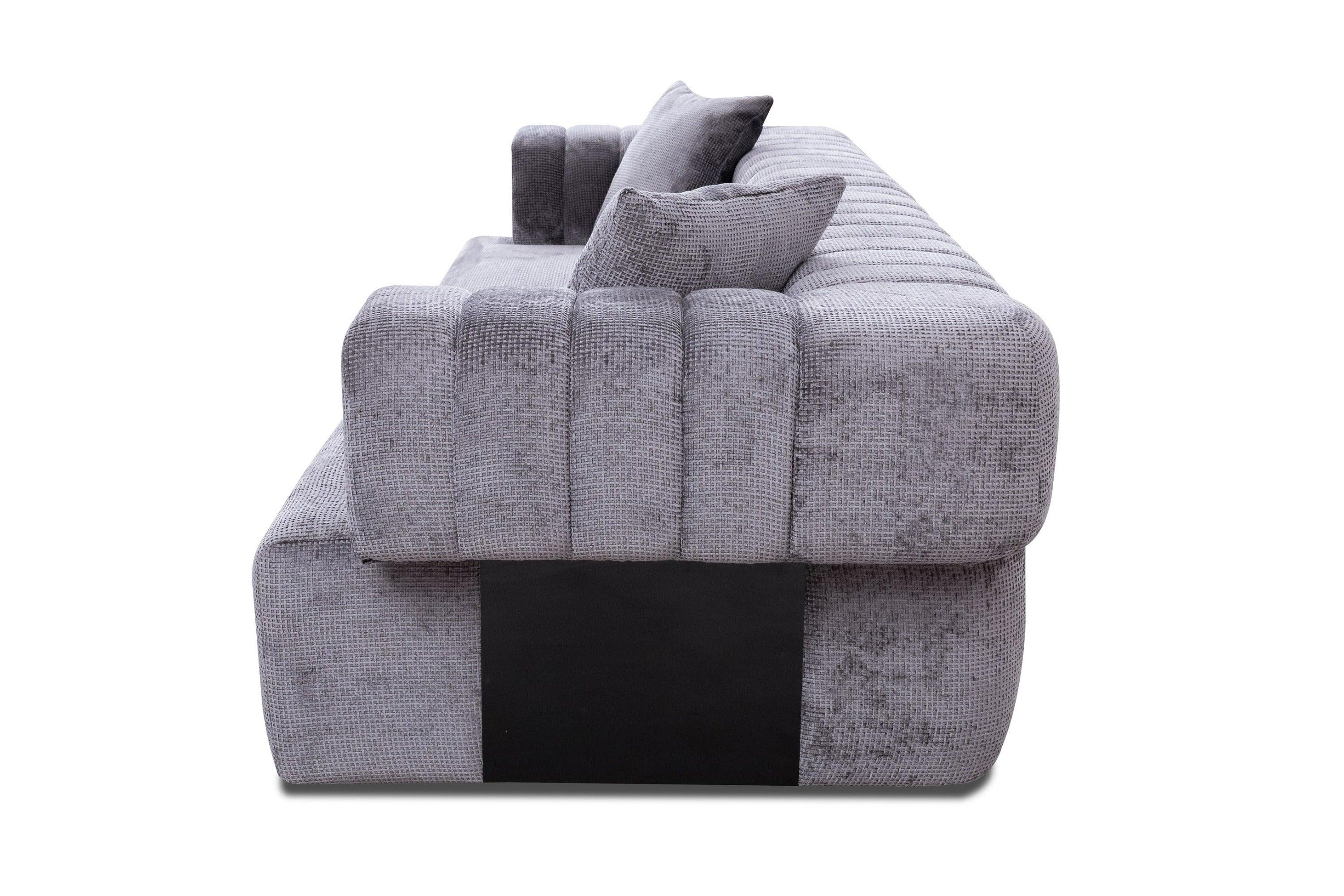 Divani Casa Moreno Modern Fabric 4Seater Sofa