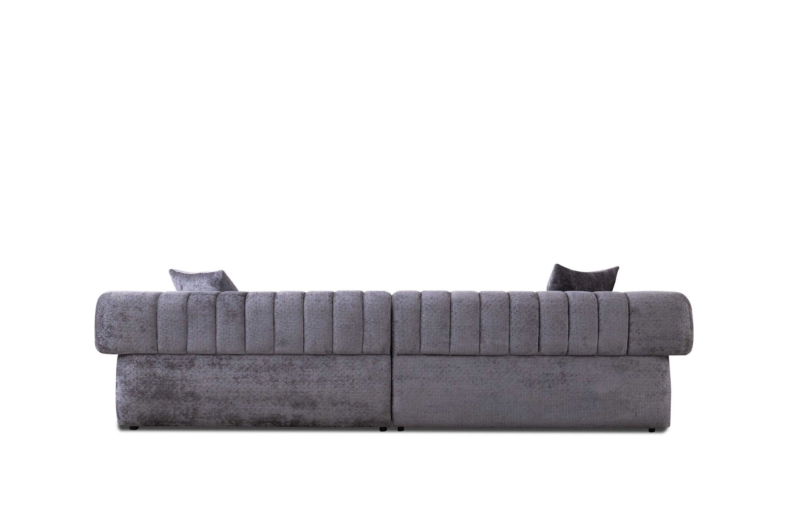 Divani Casa Moreno Modern Fabric 4Seater Sofa