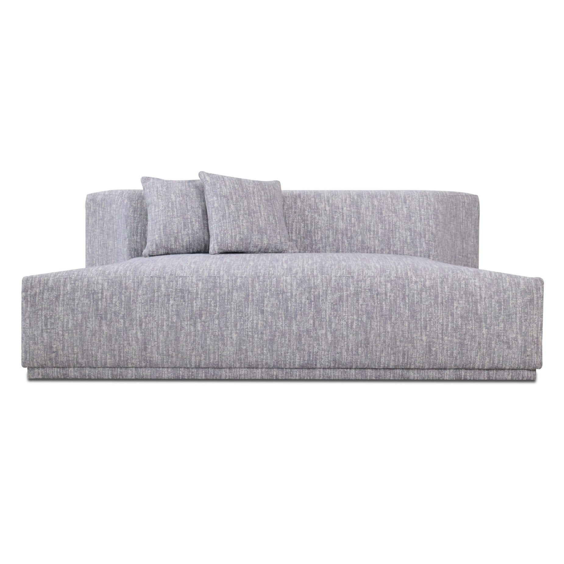 Beau Modern Fabric Sectional Sofa With 2 Swirling Chair