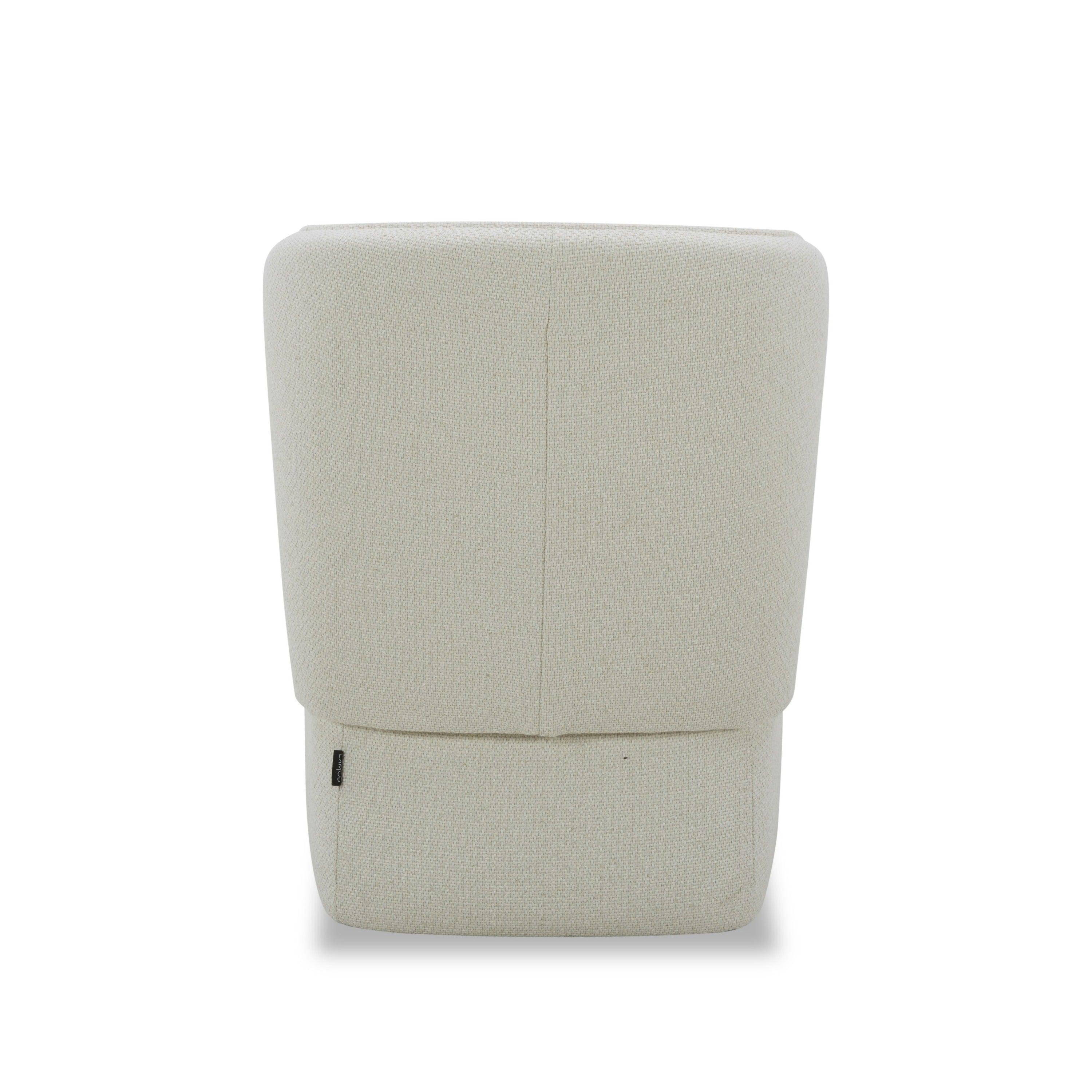 Modrest Souza Modern Fabric Swivel Dining Chair