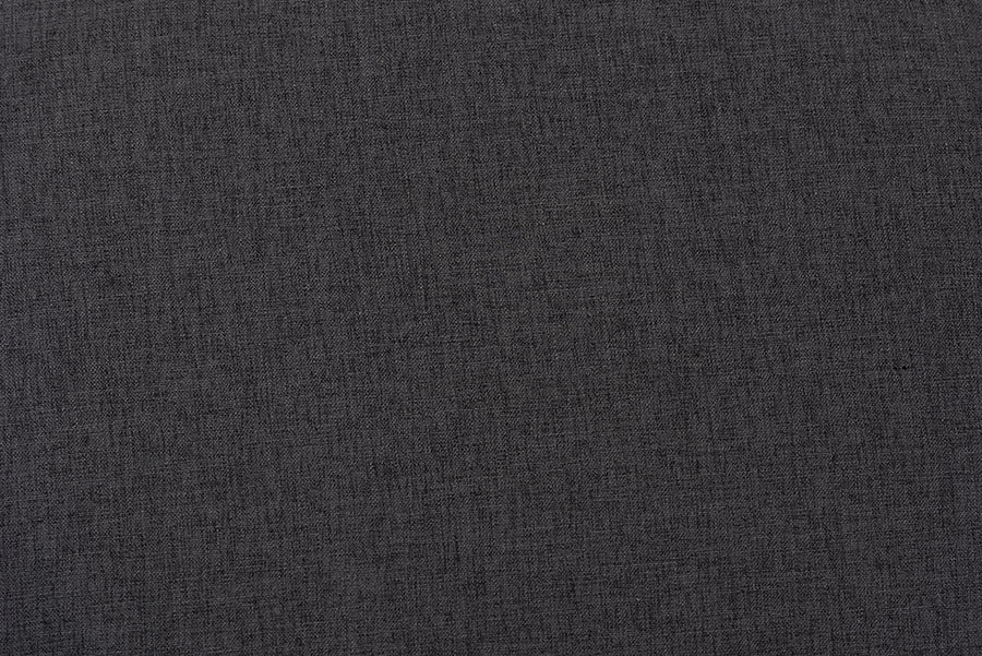 Lovise Mid-Century Modern Fabric Upholstered Finished Wood Ottoman