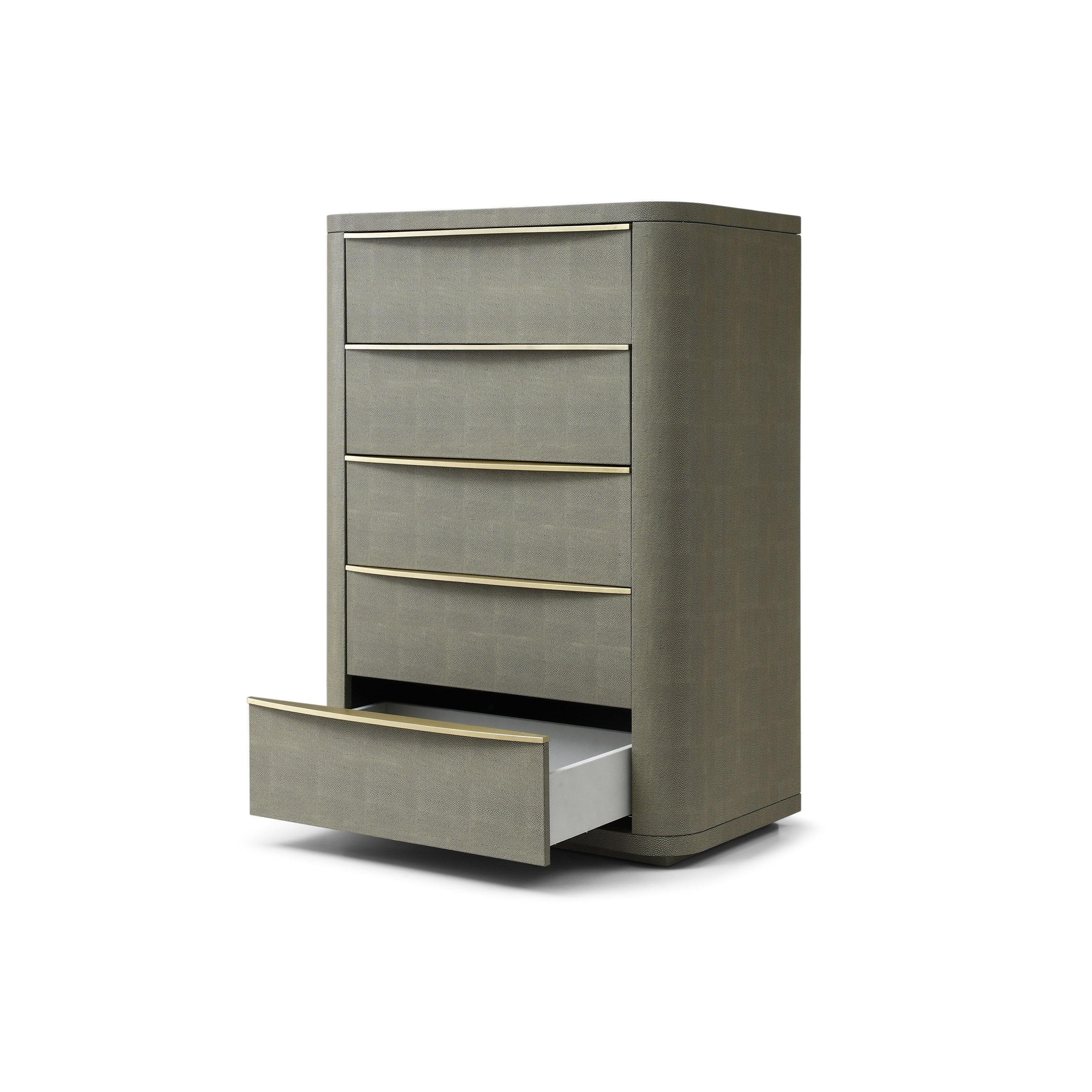 Lois Modern Shagreen Chest