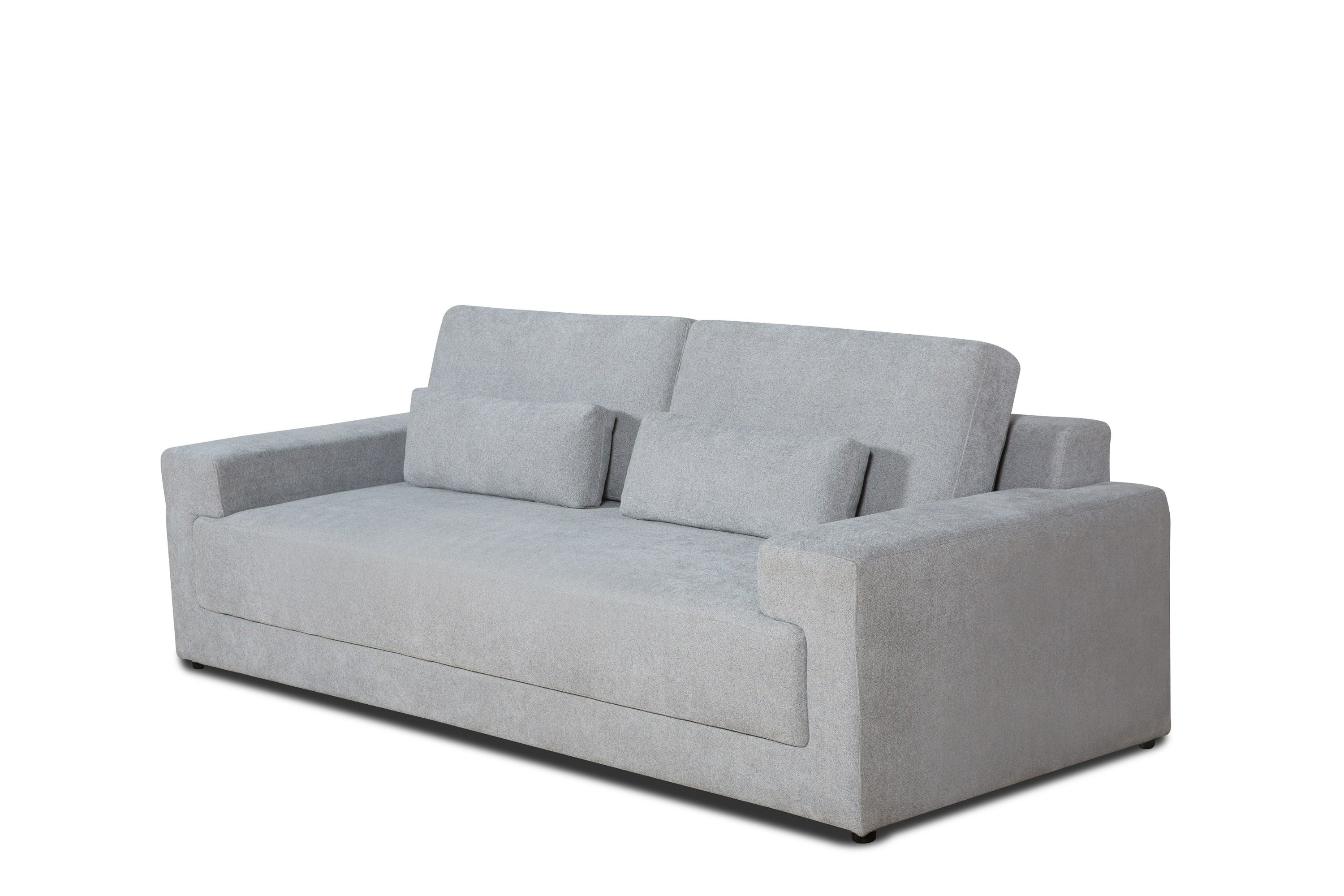 Divani Casa Loki Modern Fabric 3 Seat Sofa