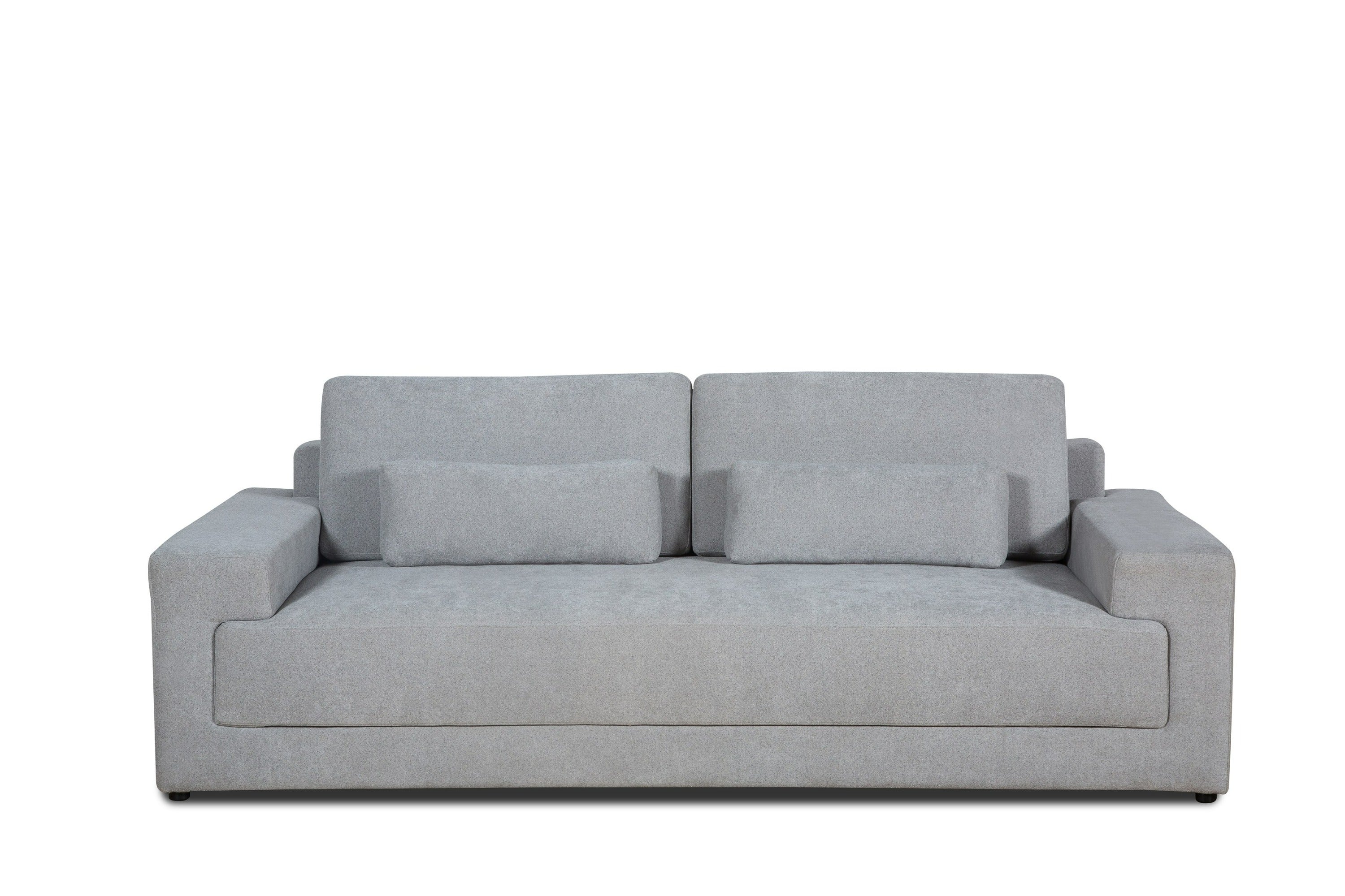 Divani Casa Loki Modern Fabric 3 Seat Sofa