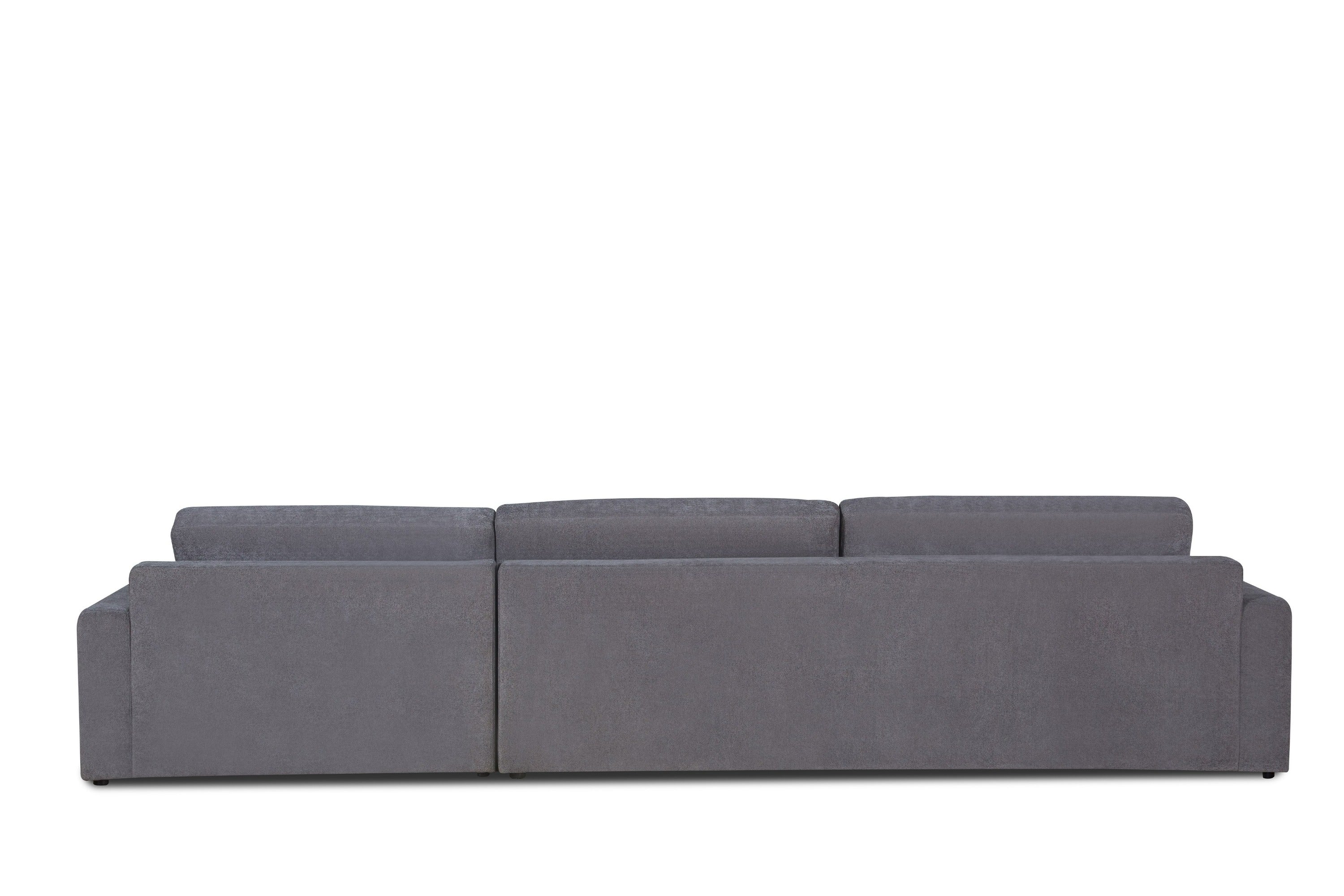 Divani Casa Loki Modern Fabric Right Facing Sectional Sofa