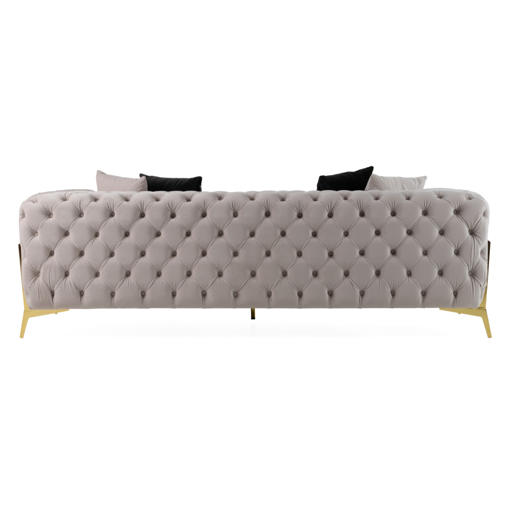 Clarice Transitional Light Velvet Sofa