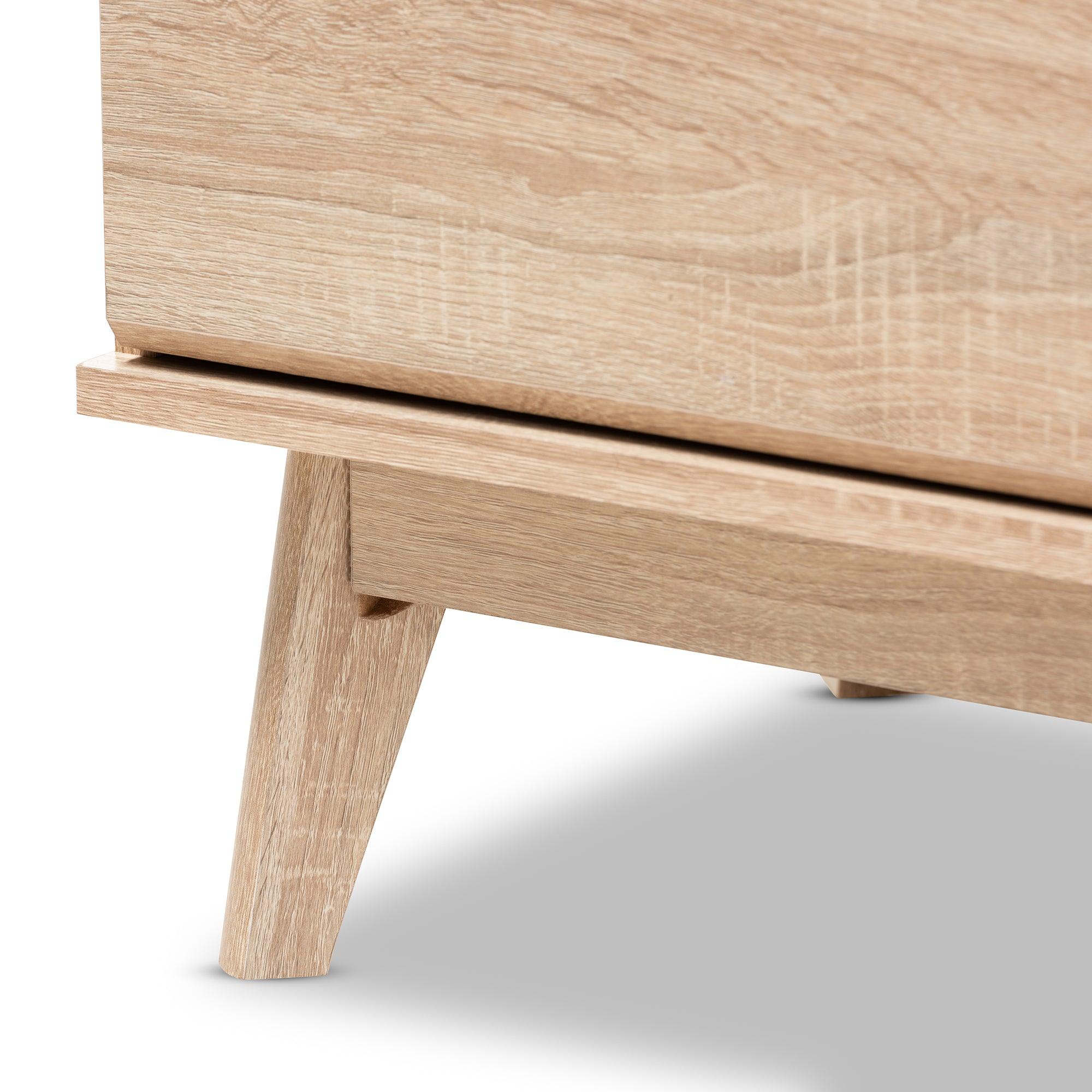 Miren Mid-Century Modern Light and Dark 6-Drawer Dresser