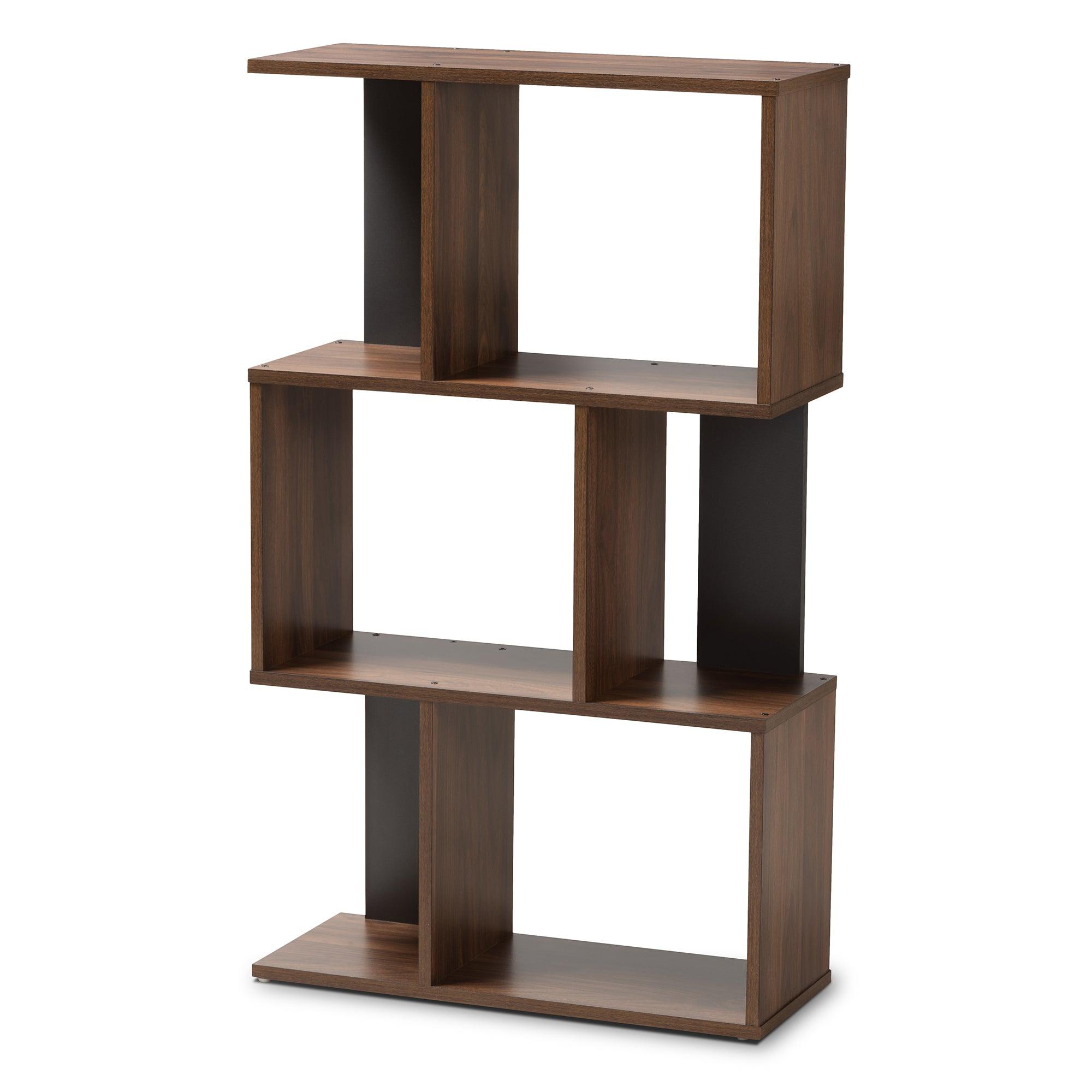 Legende Modern and Contemporary and Dark Finished Display Bookcase