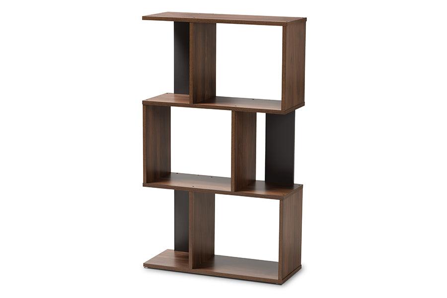 Legende Modern and Contemporary and Dark Finished Display Bookcase
