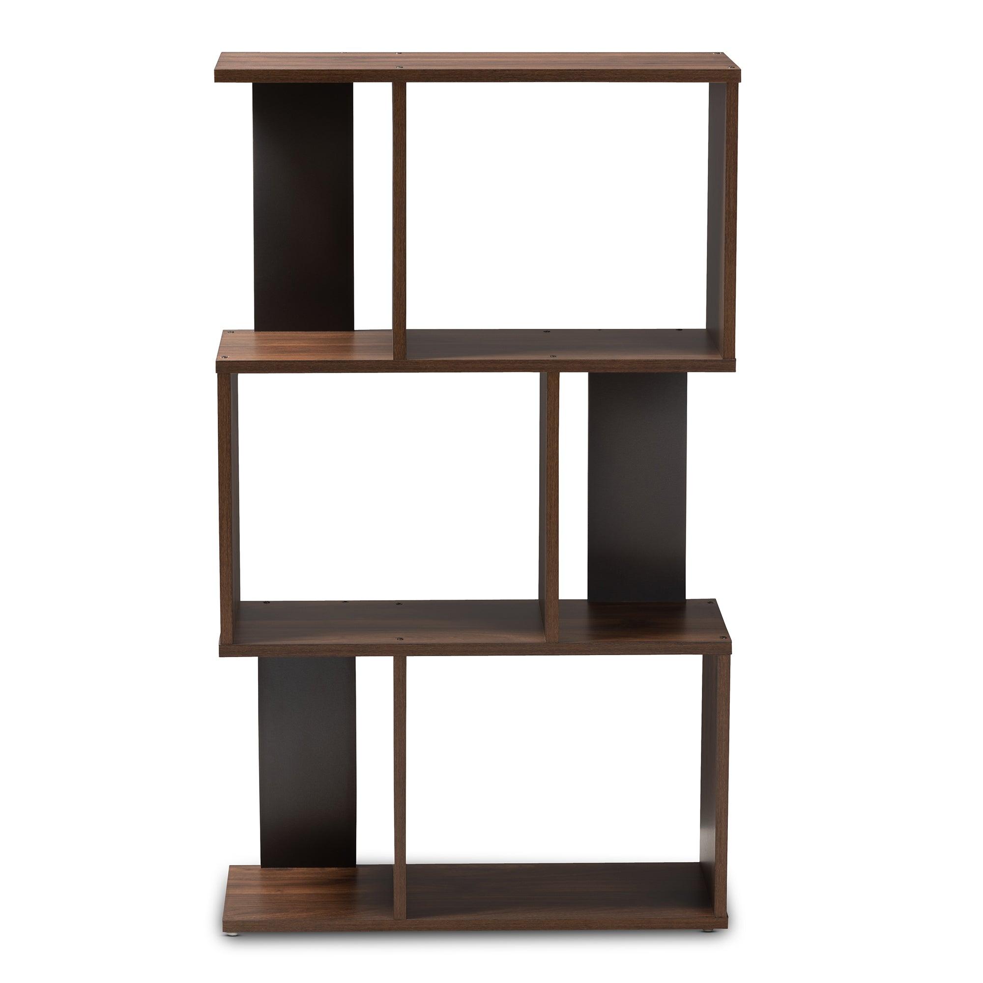 Legende Modern and Contemporary and Dark Finished Display Bookcase