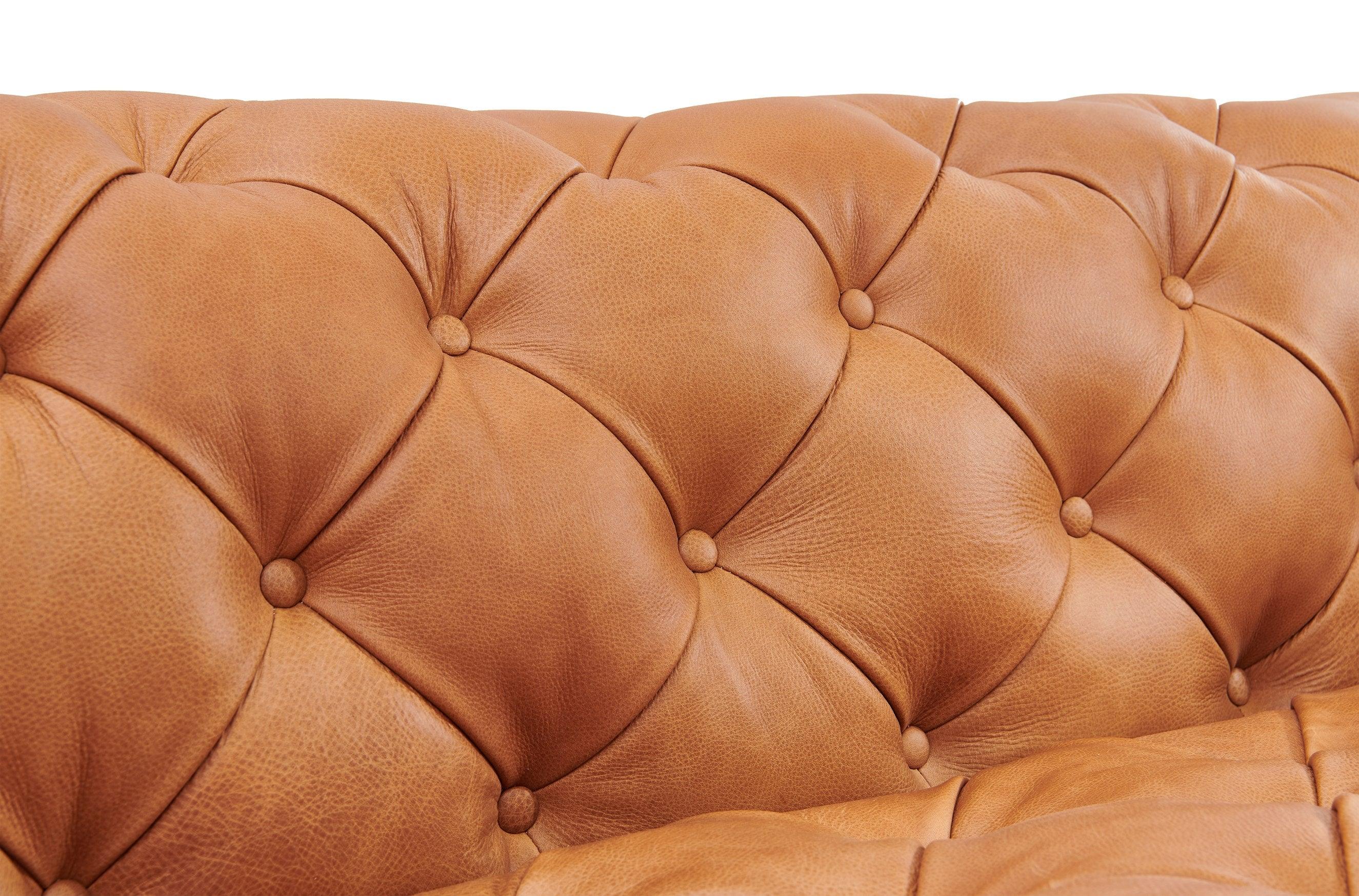 Divani Casa Dexter Transitional Italian Leather Sofa
