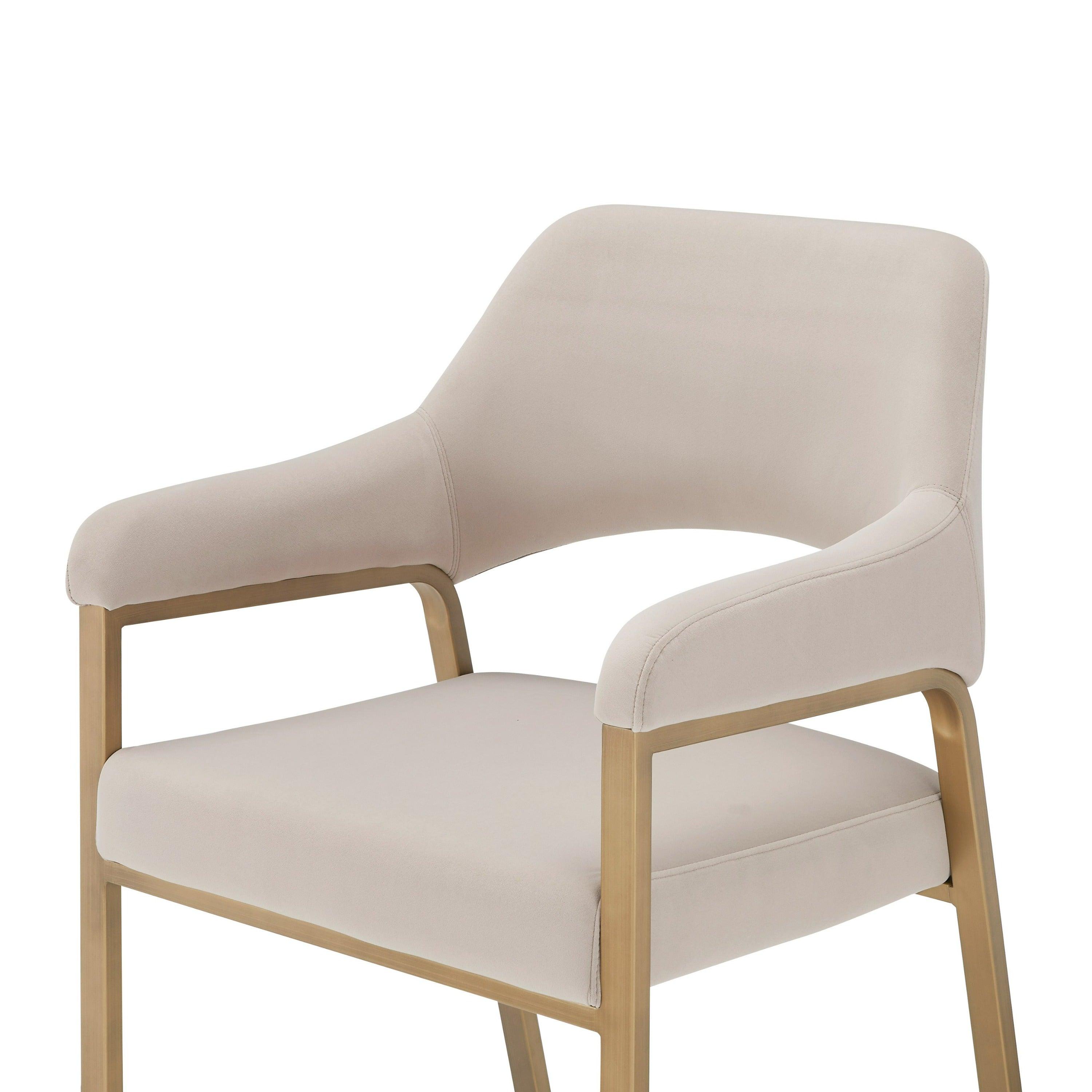 Modrest George Modern Fabric Antique Dining Chair