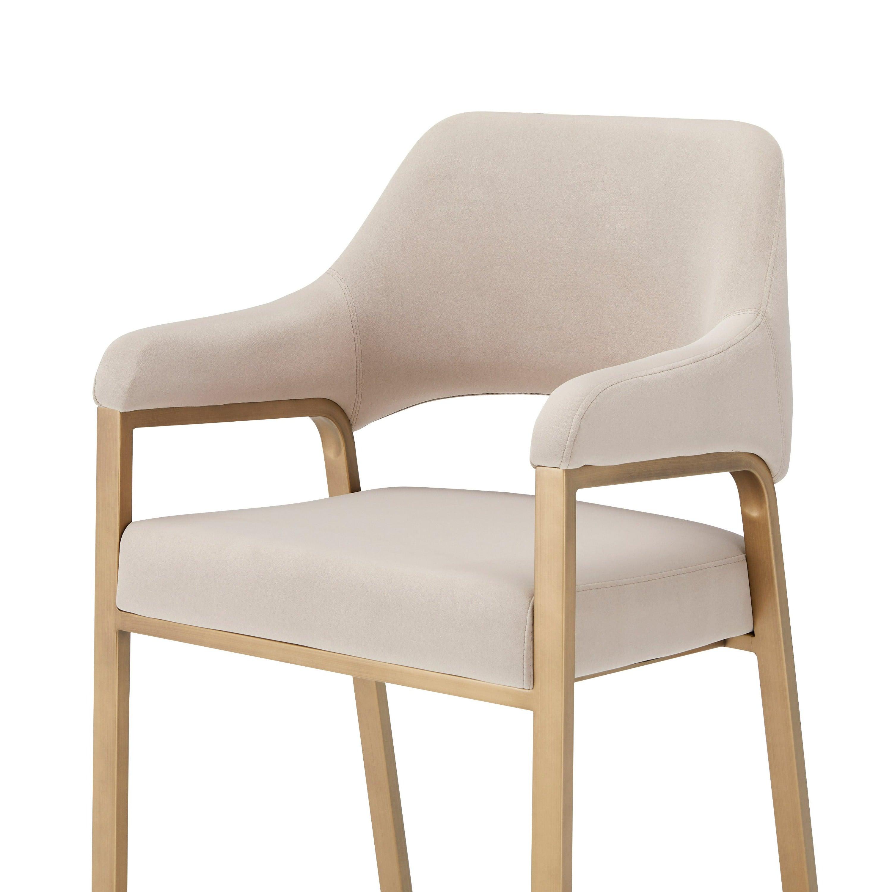 Modrest George Modern Fabric Antique Counter Chair