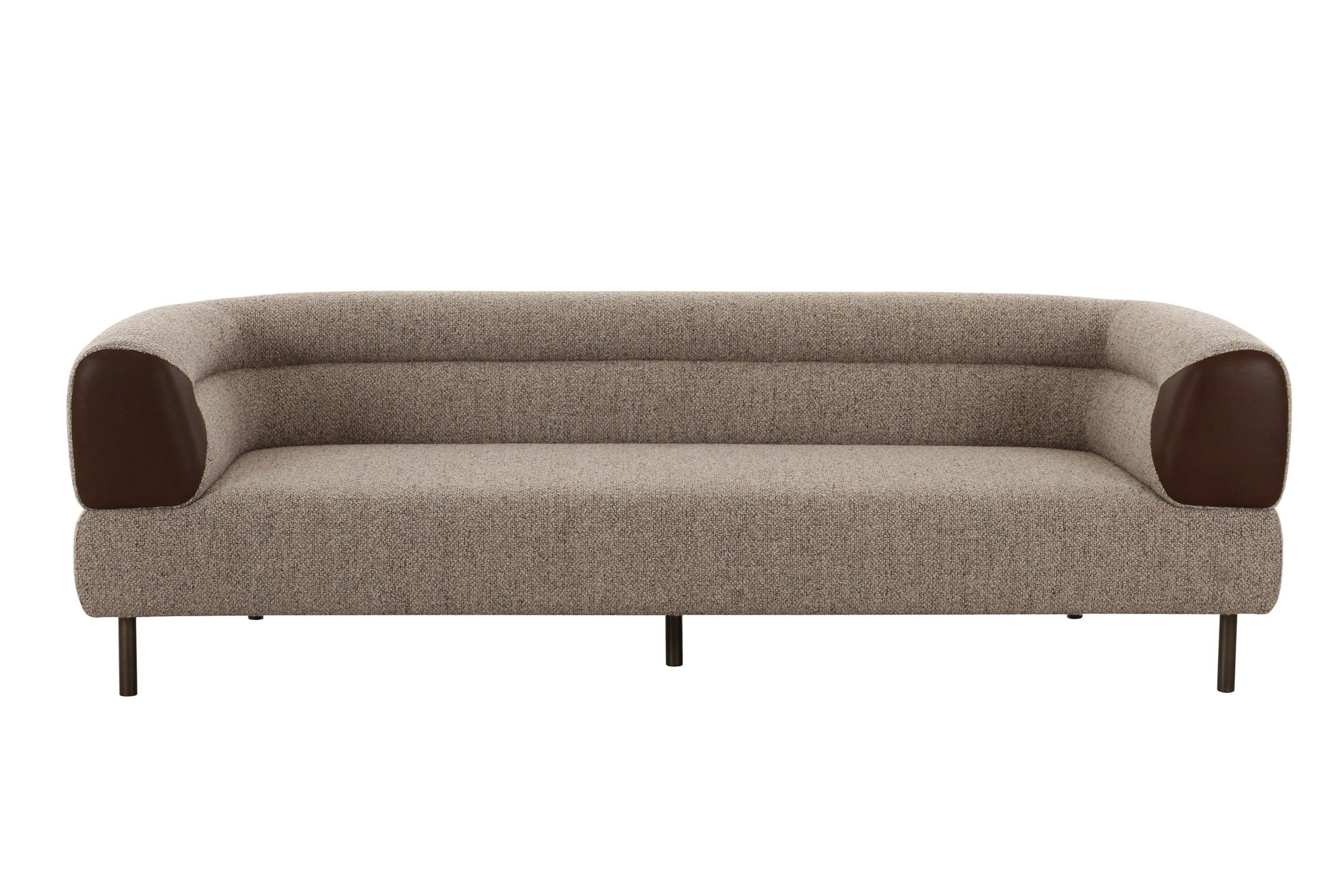Divani Casa Plume Modern Fabric Sofa