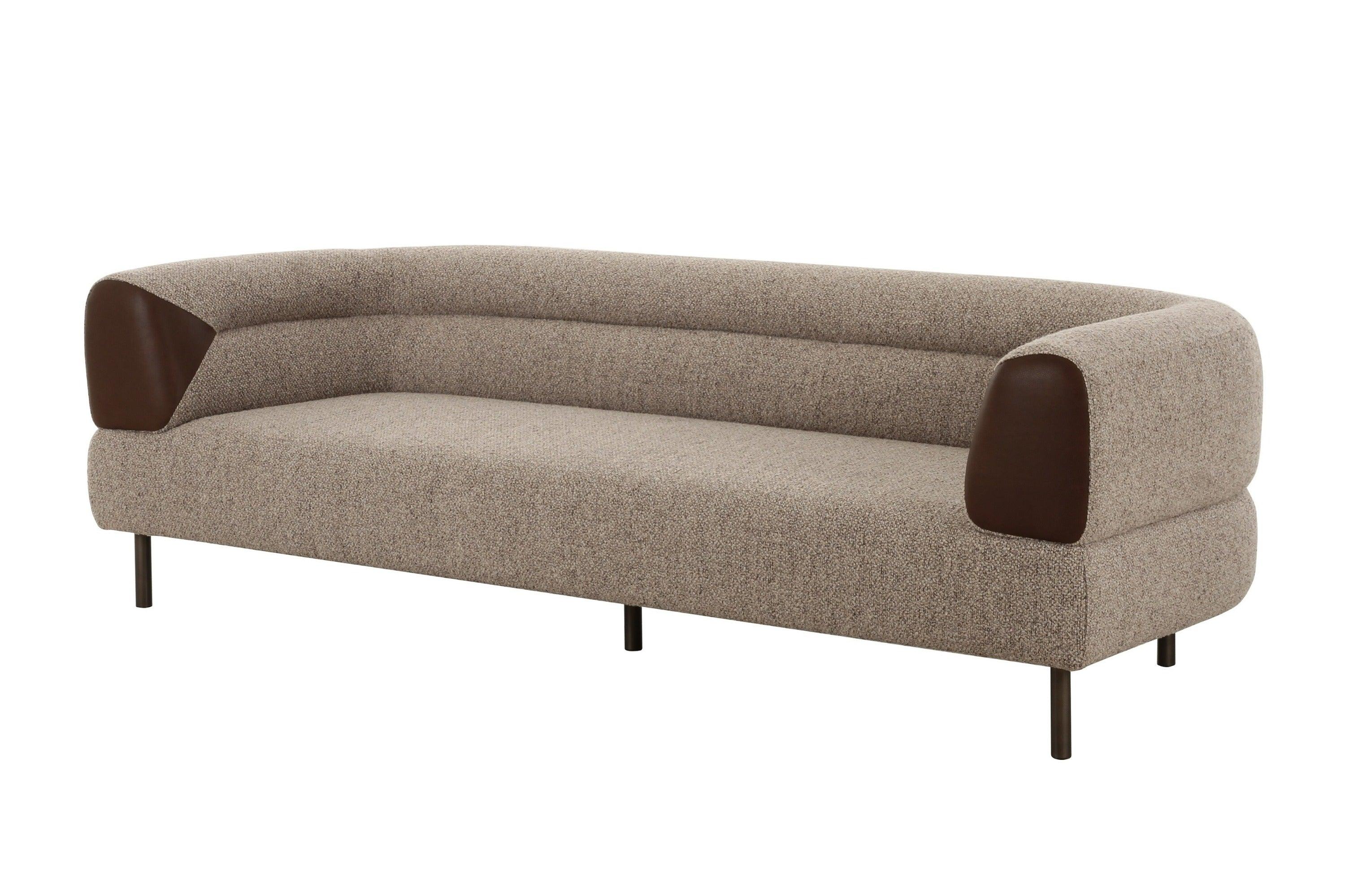 Divani Casa Plume Modern Fabric Sofa