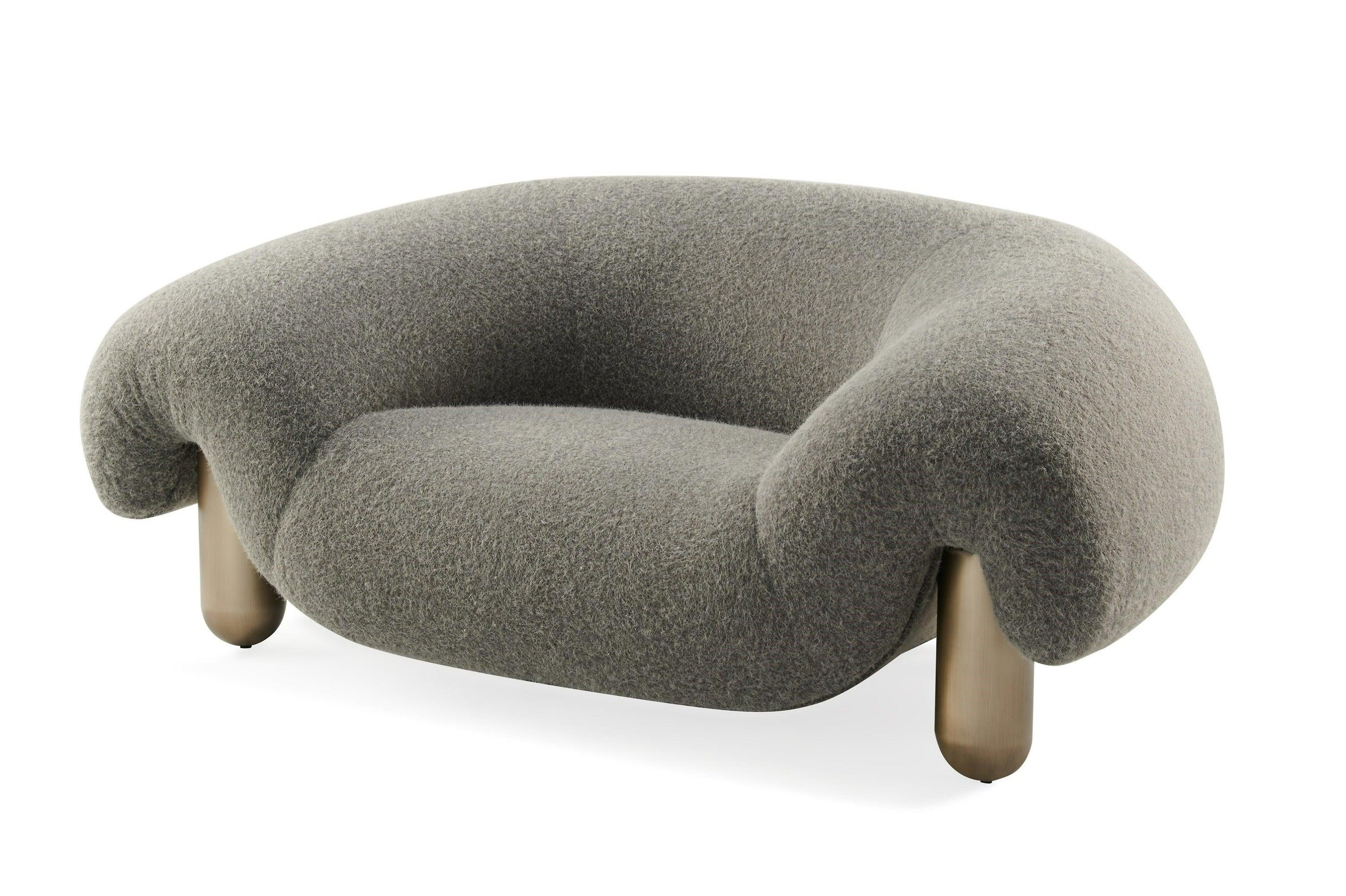 Divani Casa Clarity Contemporary Fabric Accent Chair