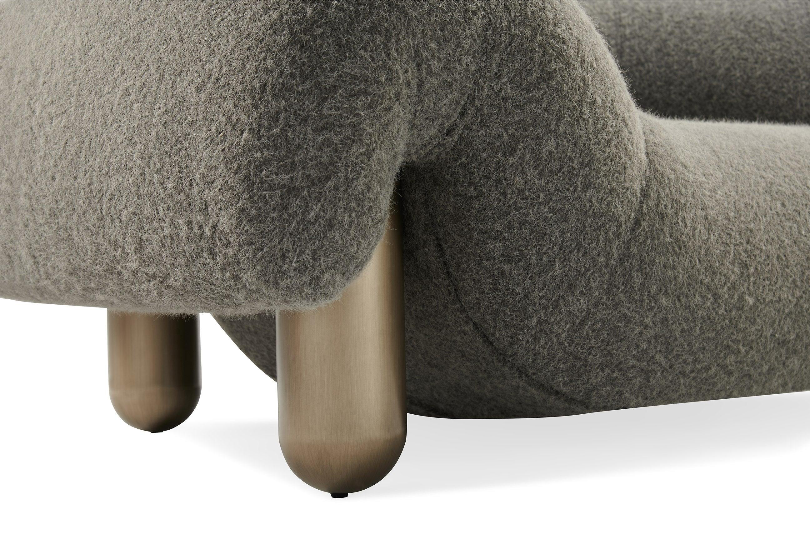 Divani Casa Clarity Contemporary Fabric Accent Chair