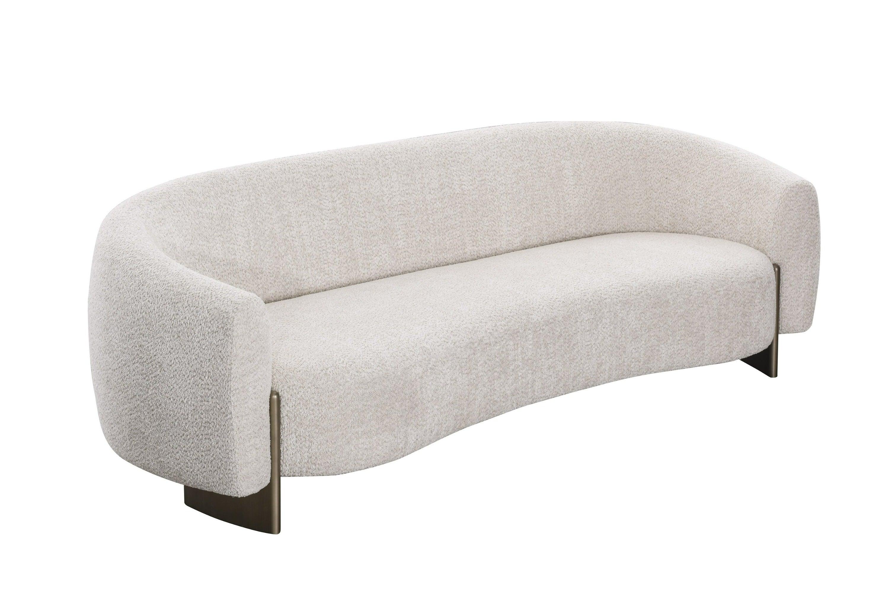Divani Casa Thrive Modern Fabric Antique Sofa