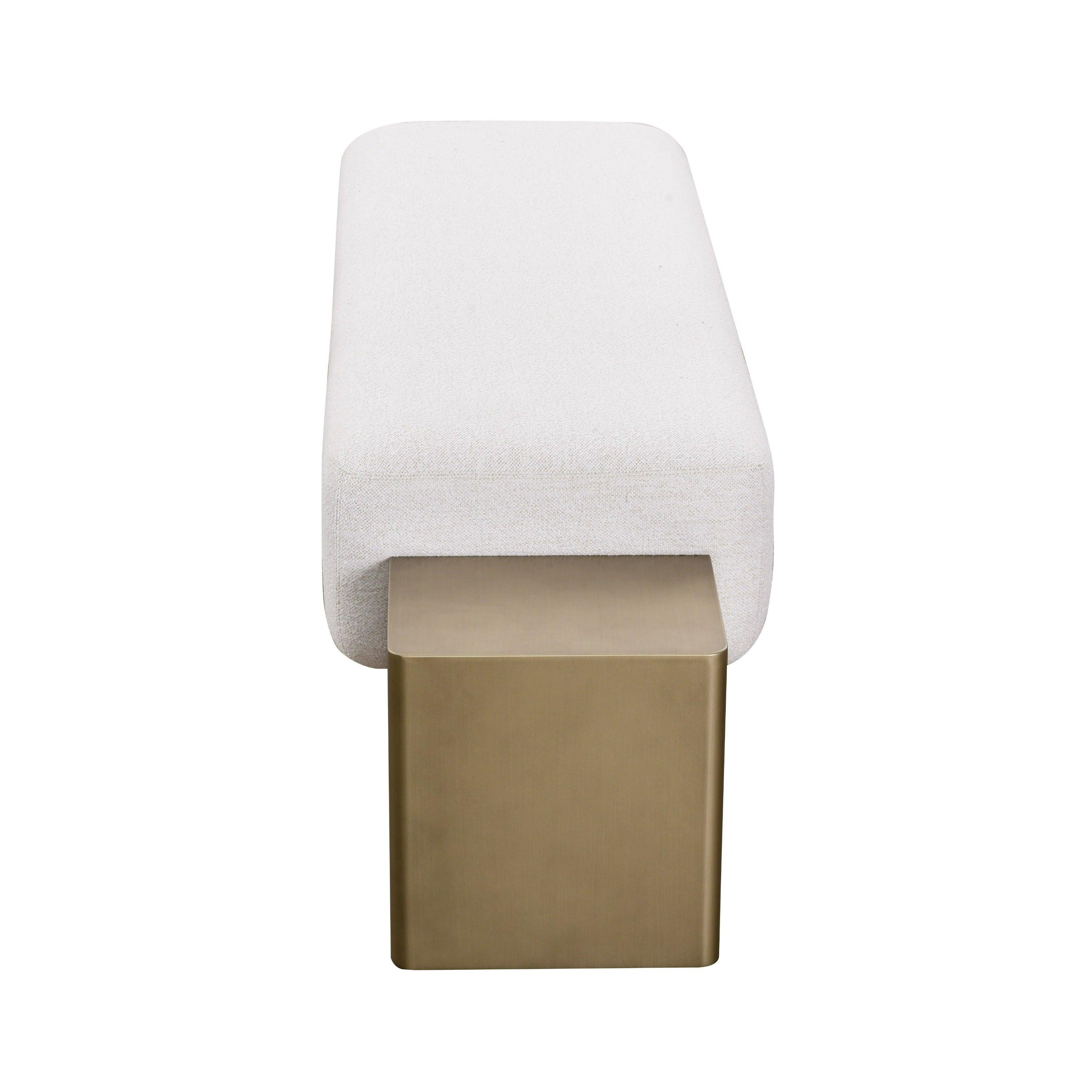 Modrest Triumph Contemporary Fabric Antique Bench