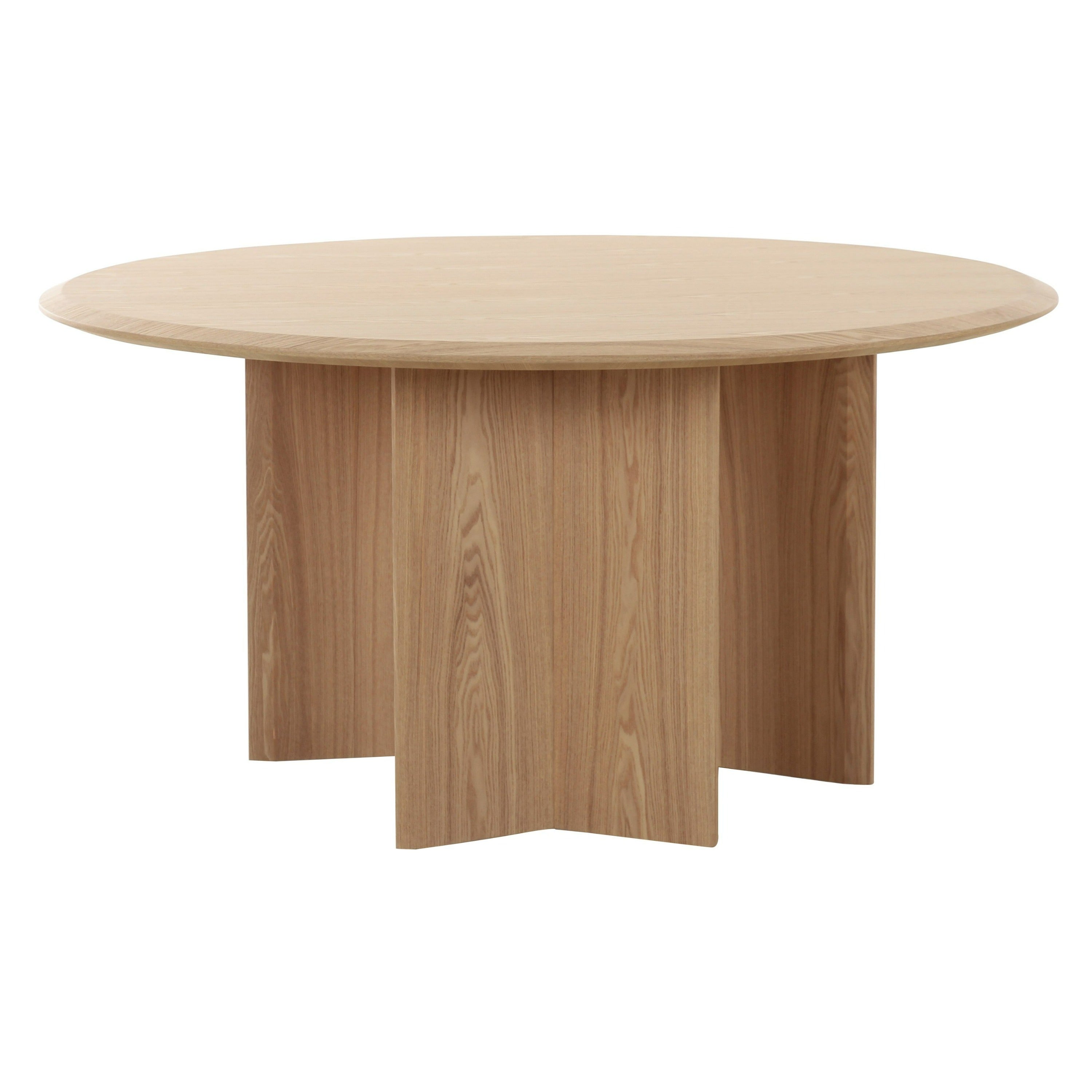 Modrest Masuda Modern Natural Ash Round Dining Table