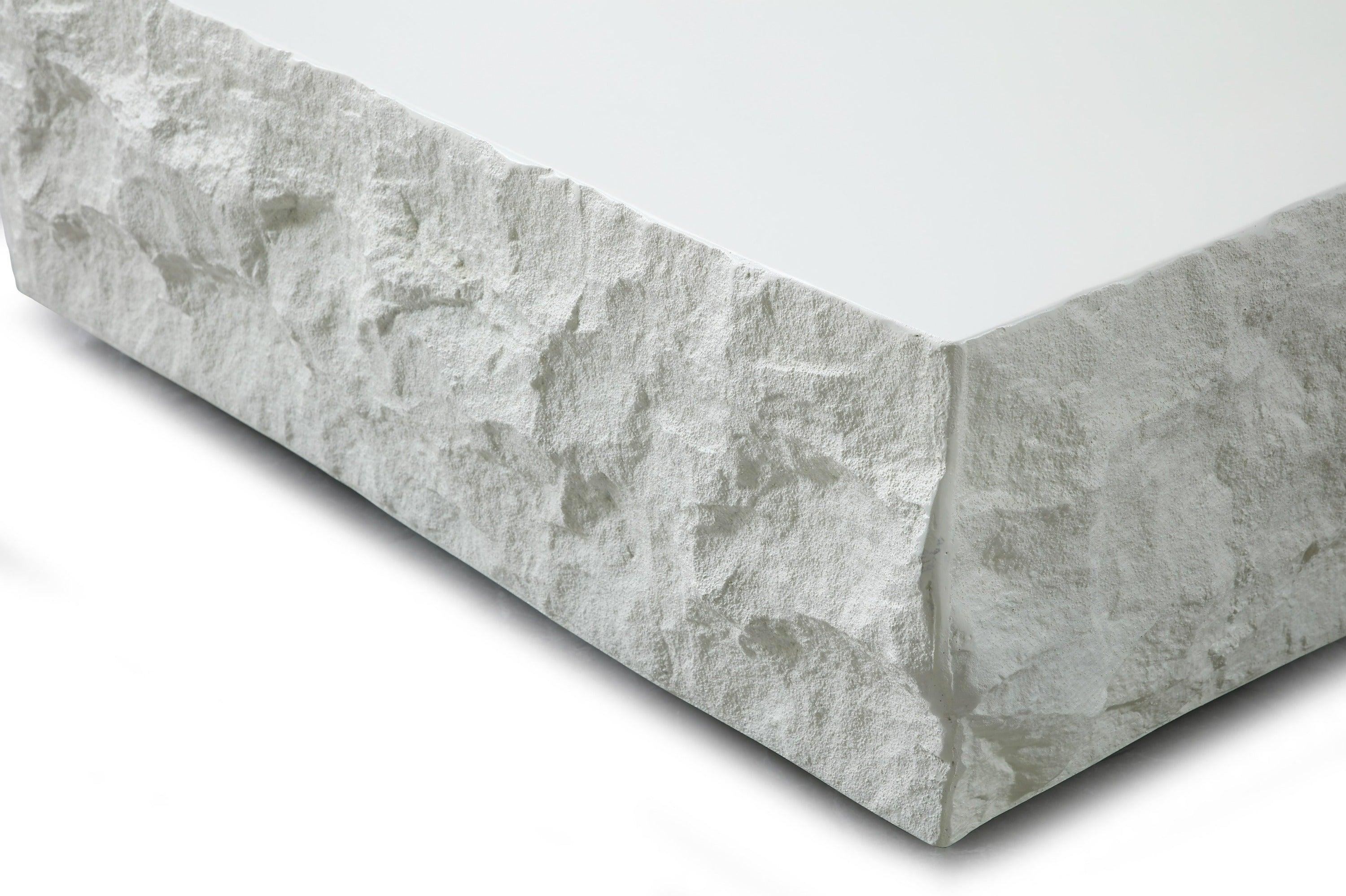 Modrest Quarry Modern Square Coffee Table