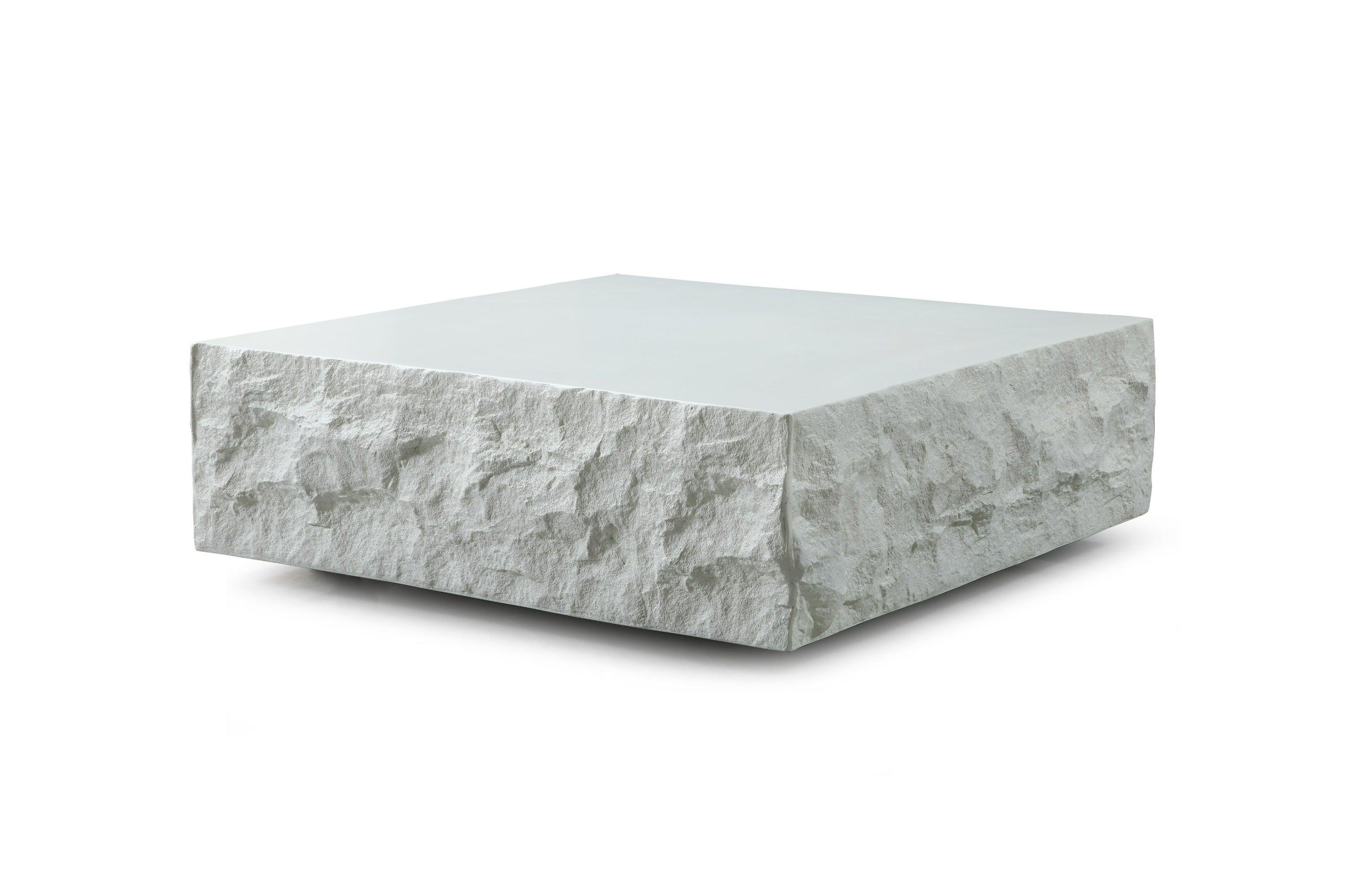 Modrest Quarry Modern Square Coffee Table