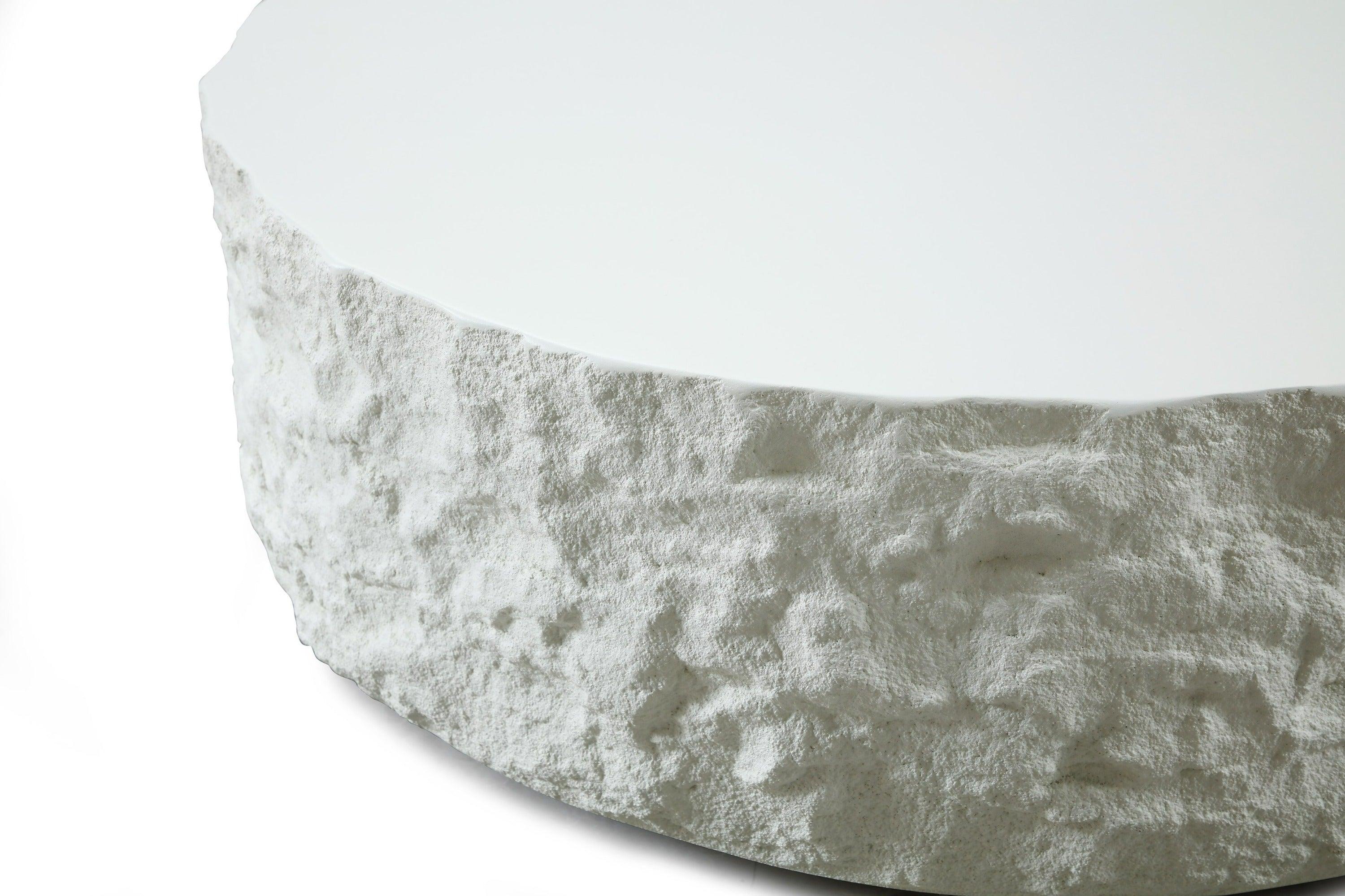Modrest Quarry Modern Round Coffee Table