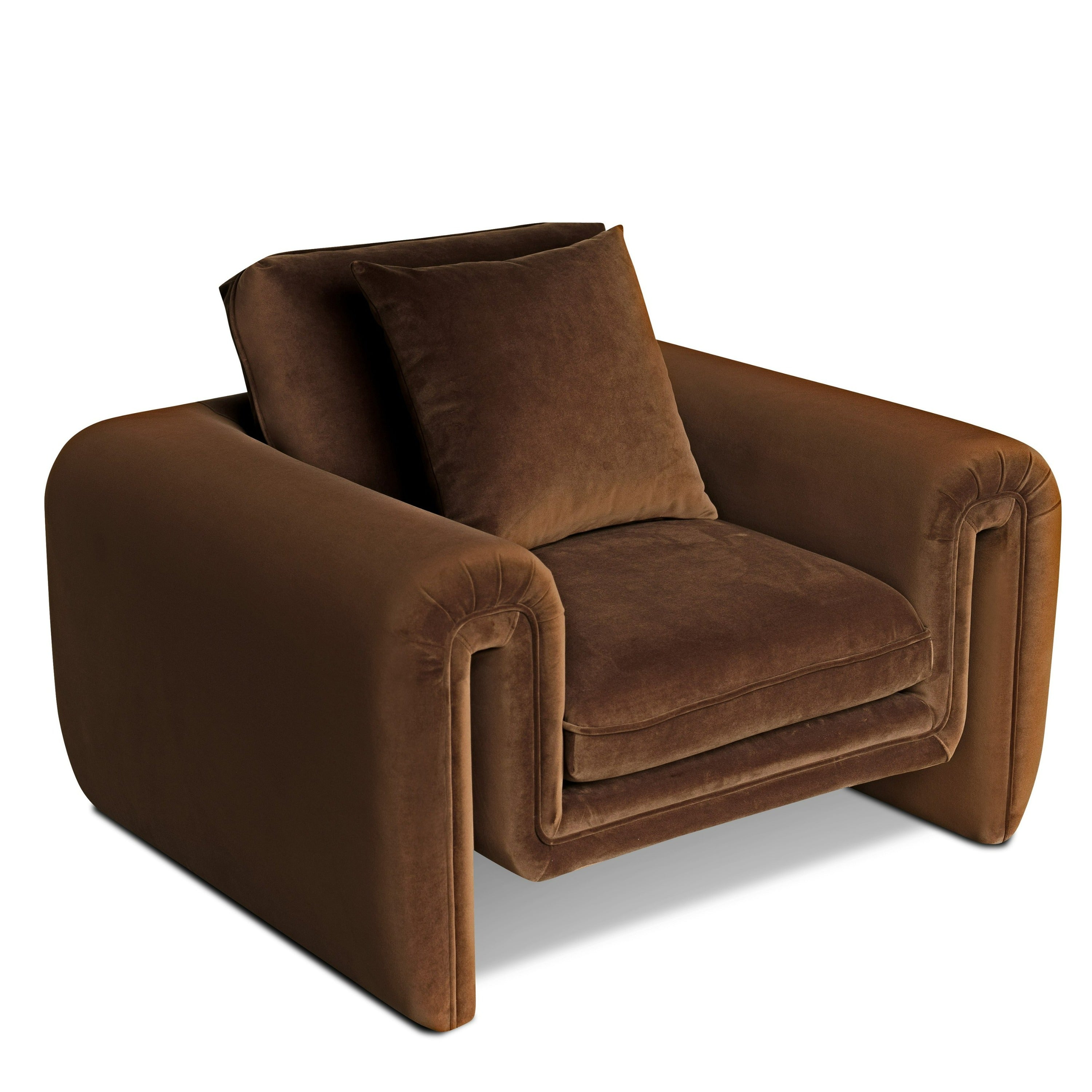 Divani Casa Bentley Modern Velvet Chair