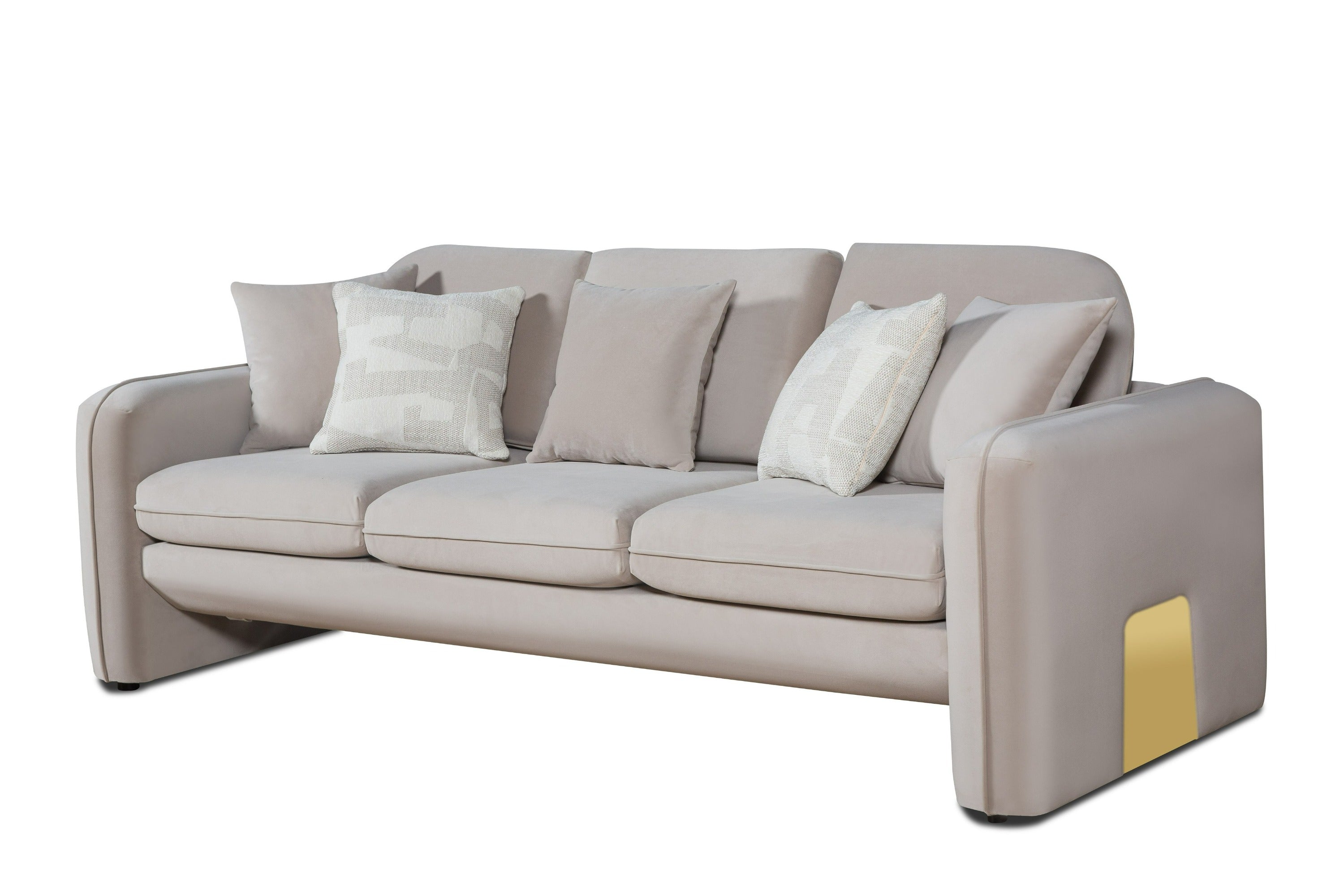 Gaston Modern Velvet Sofa