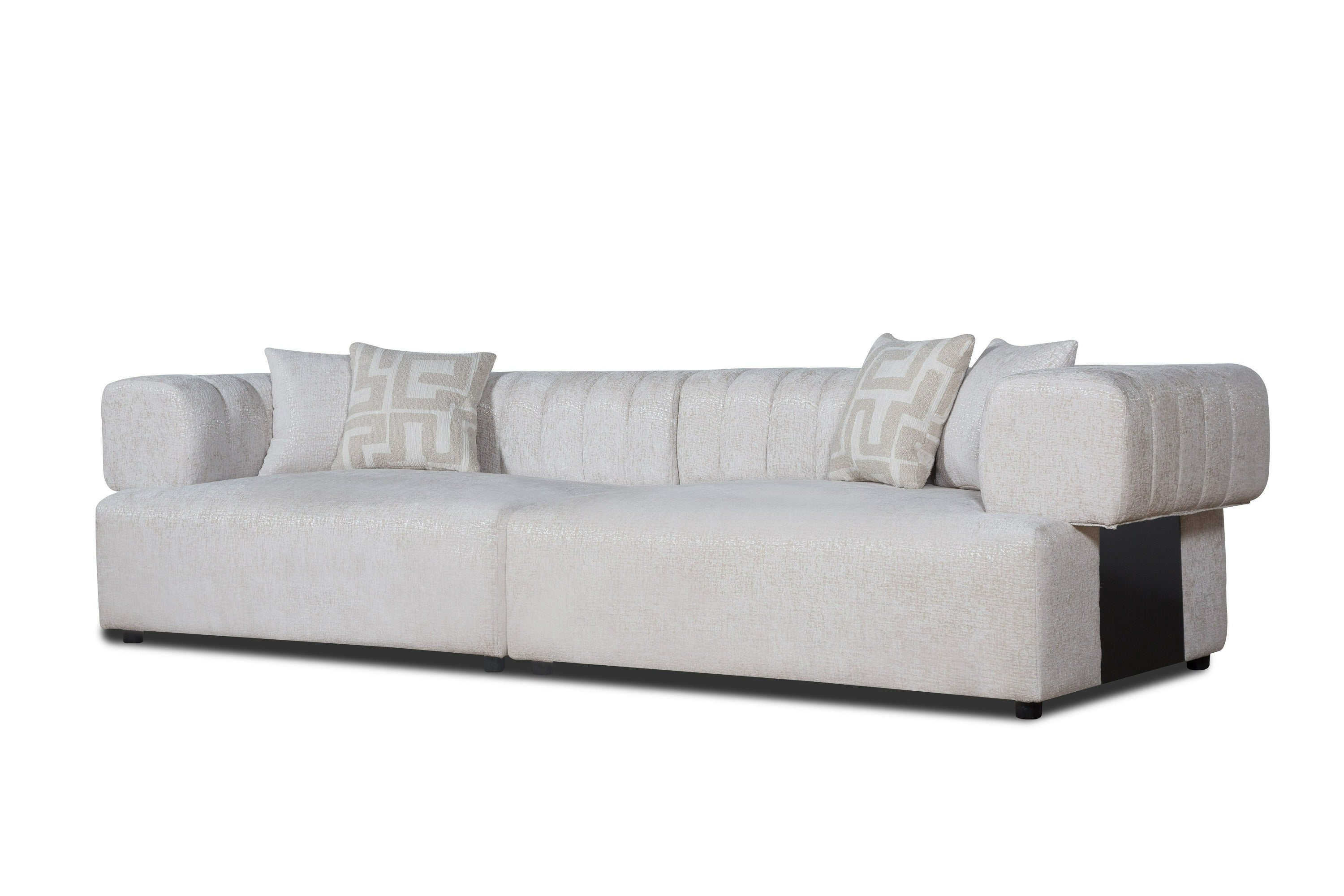 Moreno Modern Fabric 4-Seater Sofa