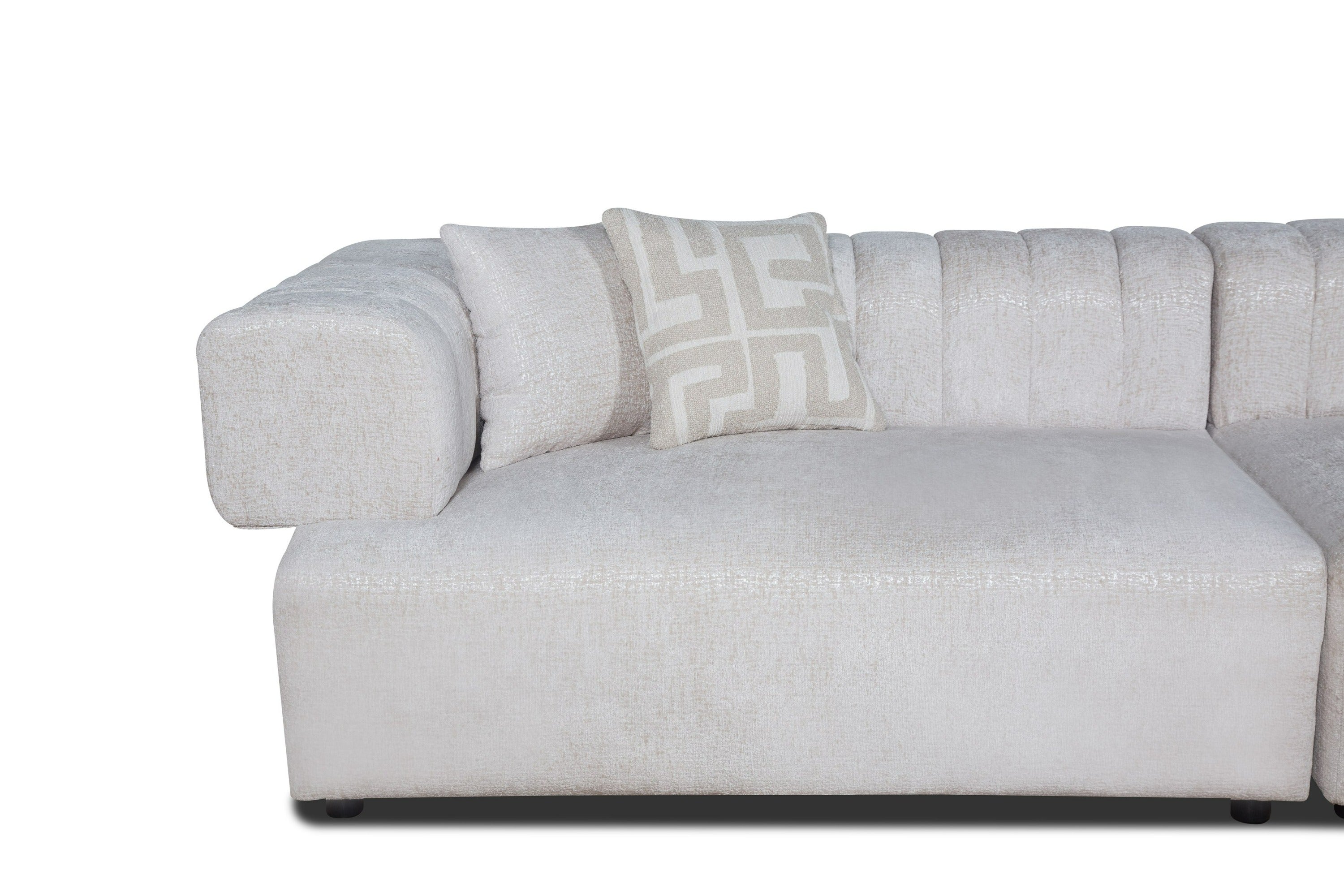 Moreno Modern Fabric 4-Seater Sofa