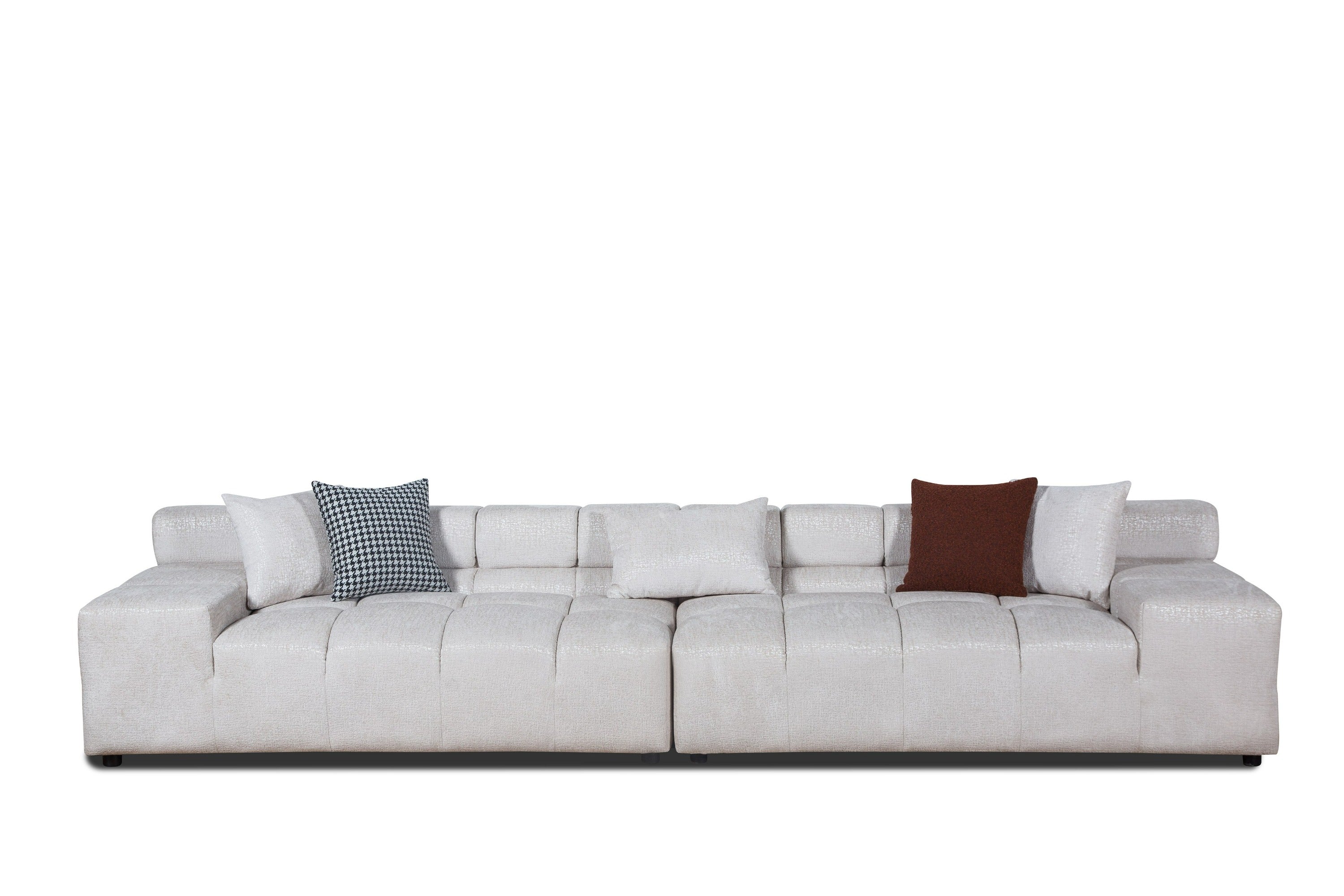 Rhonda Modern Fabric Modular Sectional Sofa