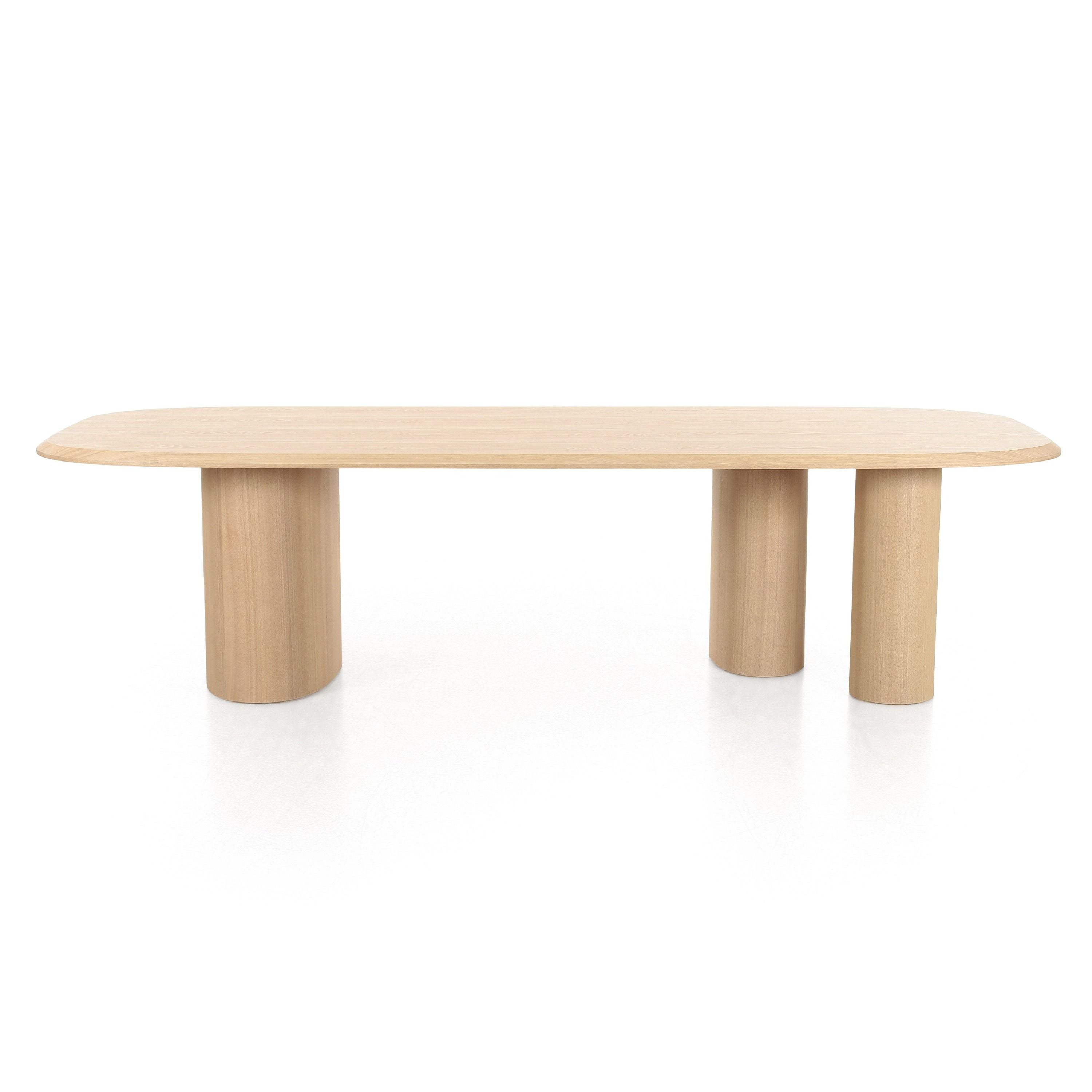 Modrest Summit Modern 118" Natural Ash Dining Table
