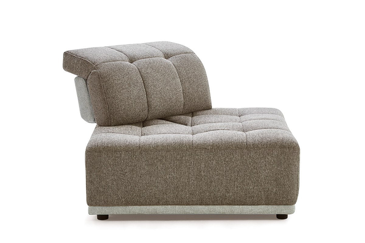 Divani Casa Ekron Modern Fabric Modular Sectional Sofa