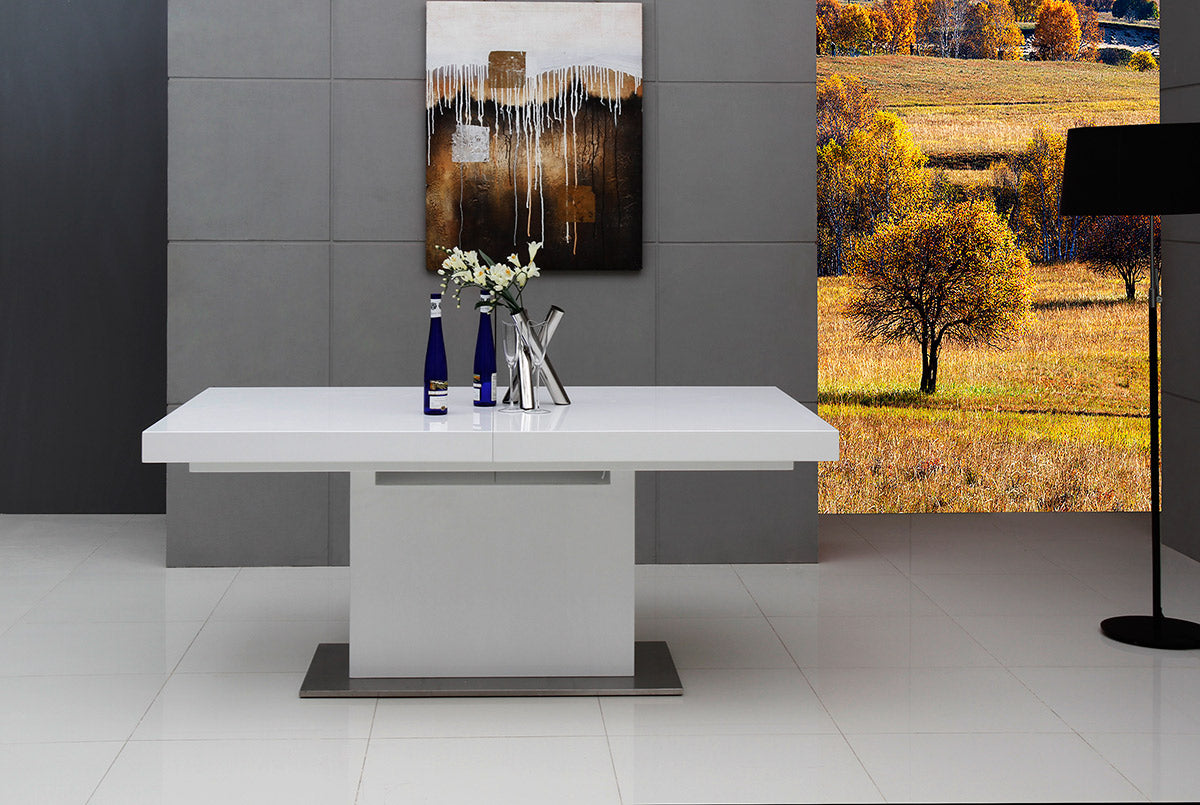 Zenith Modern Extendable Dining Table