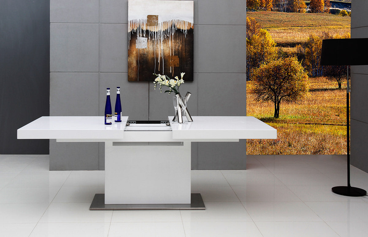 Zenith Modern Extendable Dining Table