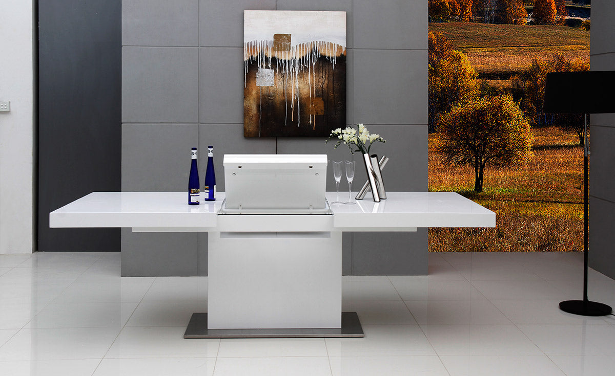 Zenith Modern Extendable Dining Table