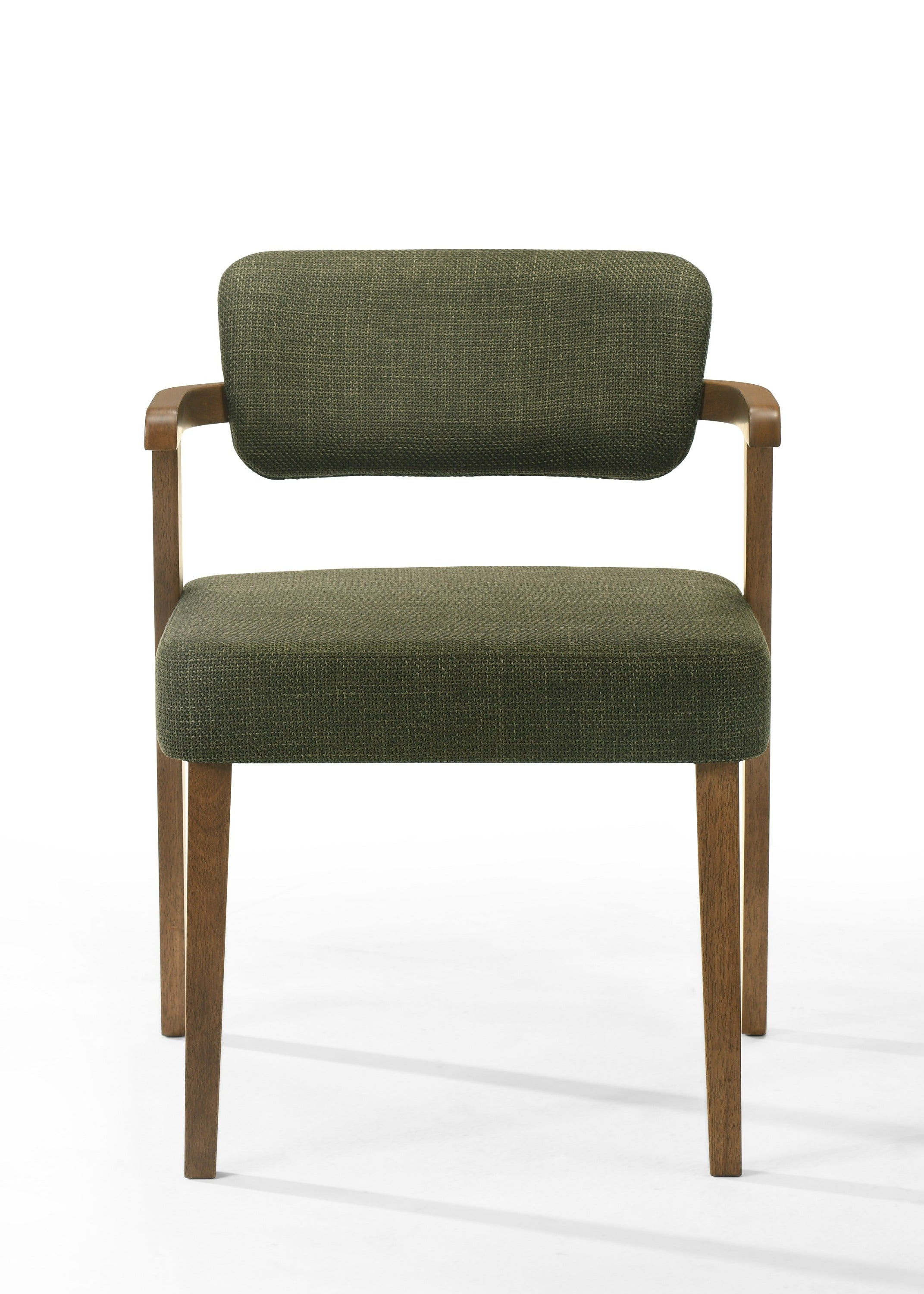 Sacks Mid-Century Modern Fabric and Herringbone Dining Set
