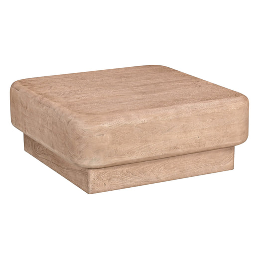 Bruno Modern Mango Wood Square Coffee Table