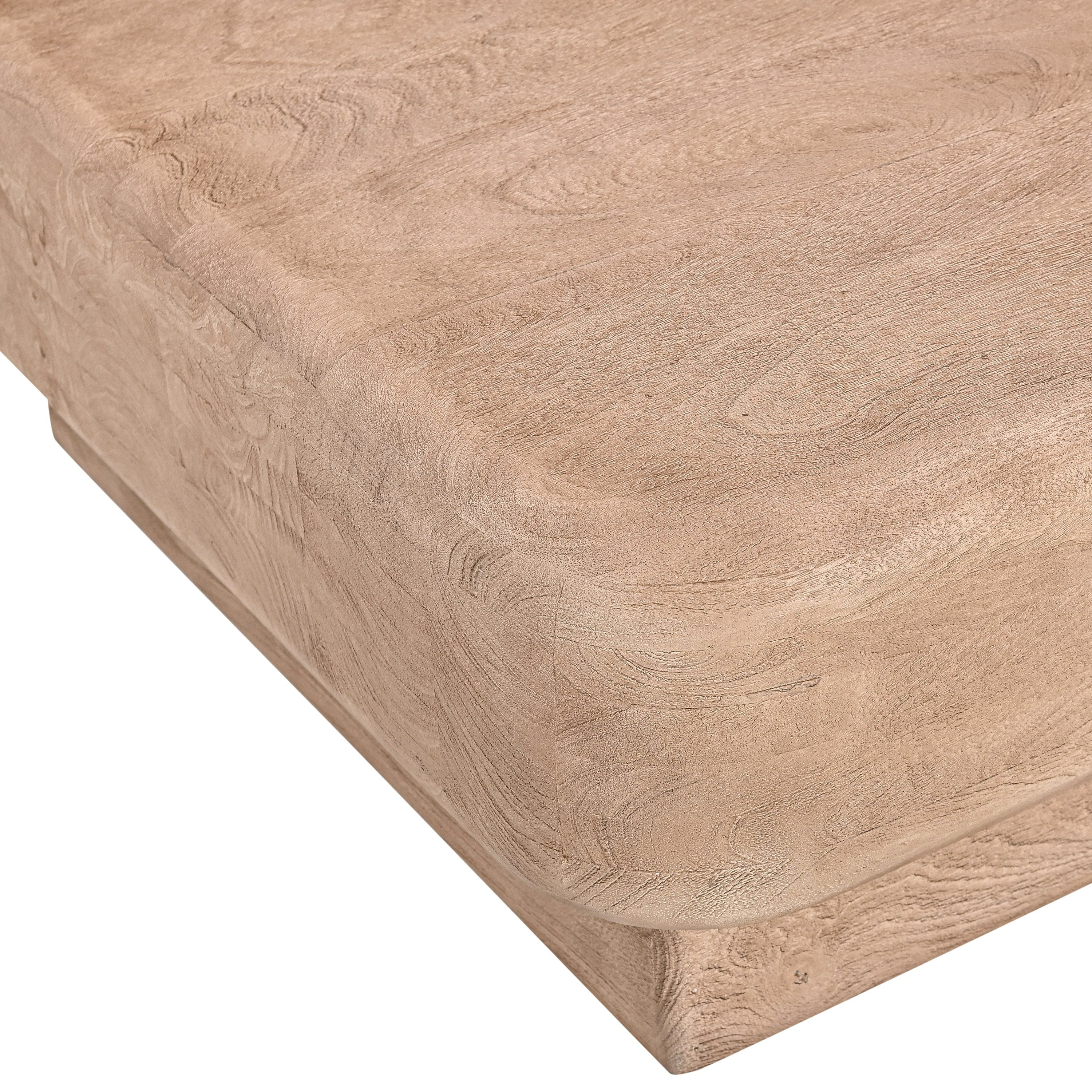 Bruno Modern Mango Wood Square Coffee Table