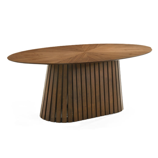Truman Mid-Century Modern Oval Dining Table