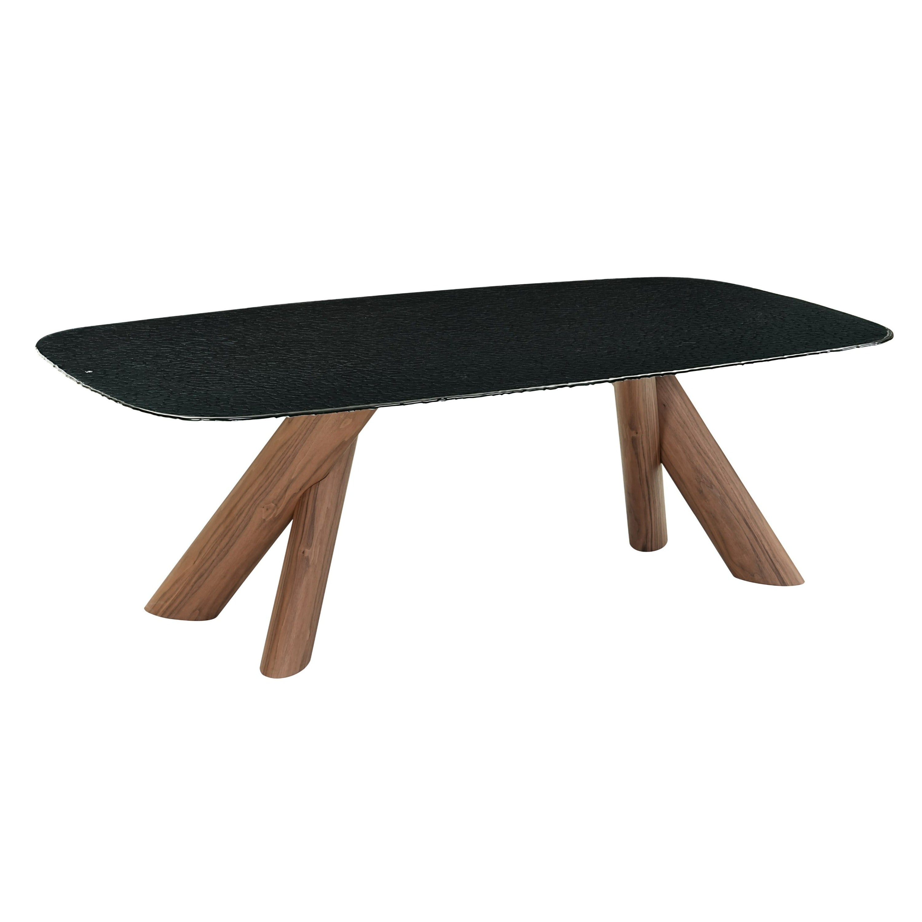 Carnaby Modern Glass Dining Table